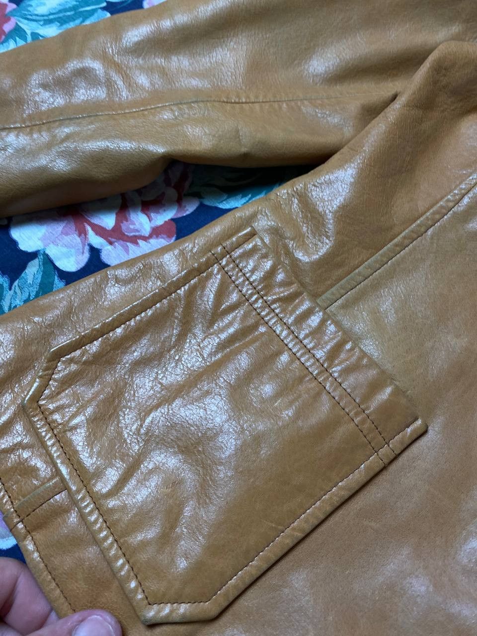 Gap VINTAGE GAP AVANT-GARDE LEATHER Y2K JACKET Size XS / US 0-2 / IT 36-38 - 8 Thumbnail
