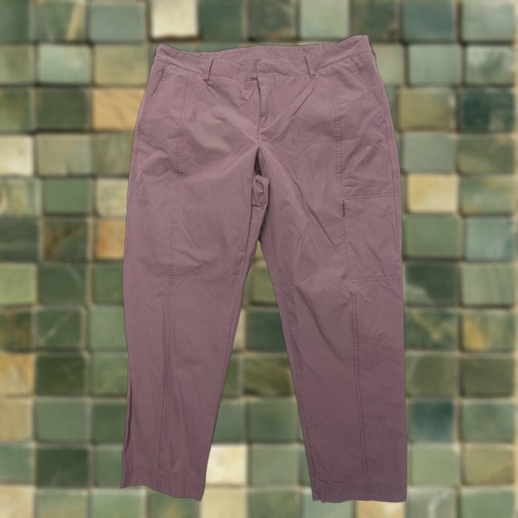 Vintage Kirkland Signature Pants Casual Travel 33 x 25 Pink Stretch Cropped Regular WOMEN Size 24" / US 00 / IT 34 - 1 Thumbnail