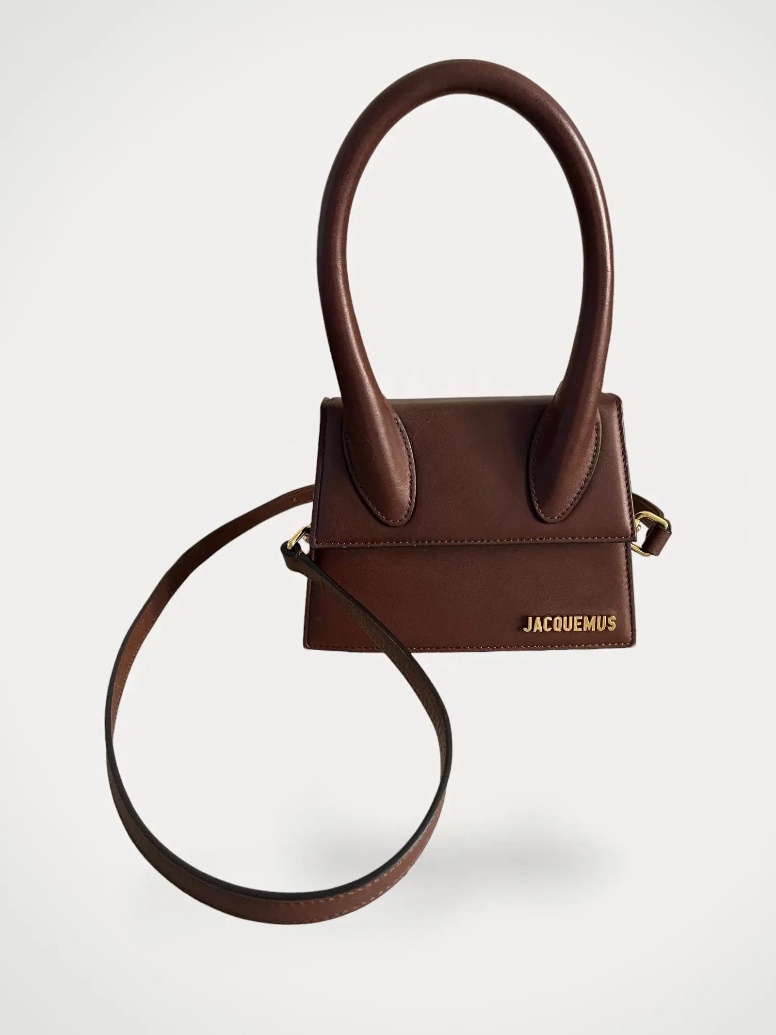 Jacquemus Le Chiquito Moyen Crossbody Bag in Brown, Women's