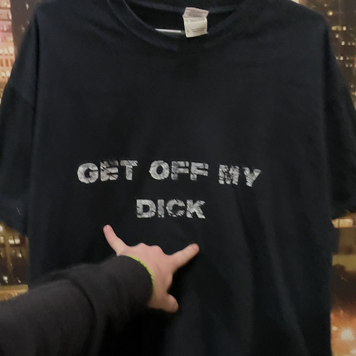 Vintage Vintage Y2K Graphic Tee Humor Print Streetwear Grunge Slim M Size US M / EU 48-50 / 2 - 3 Thumbnail
