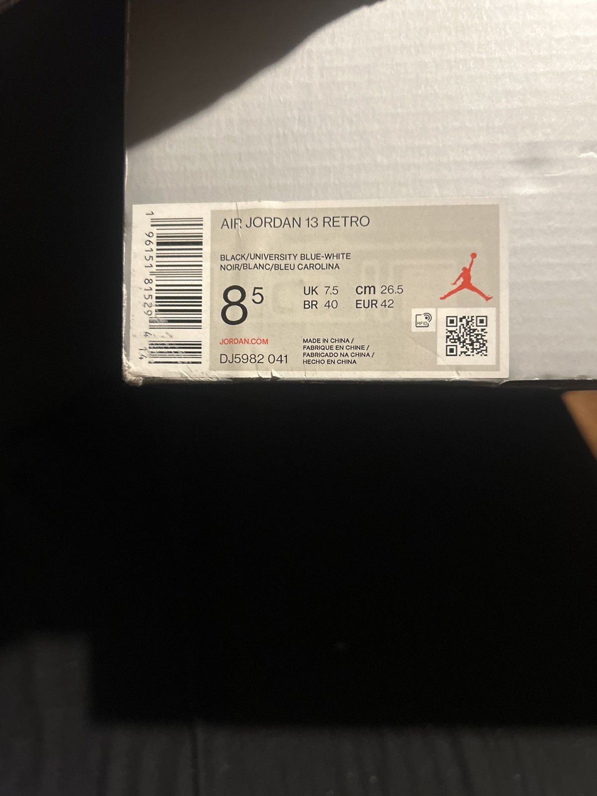 Nike Air jordan 13 university blue Size US 8.5 / EU 41-42 - 7 Thumbnail