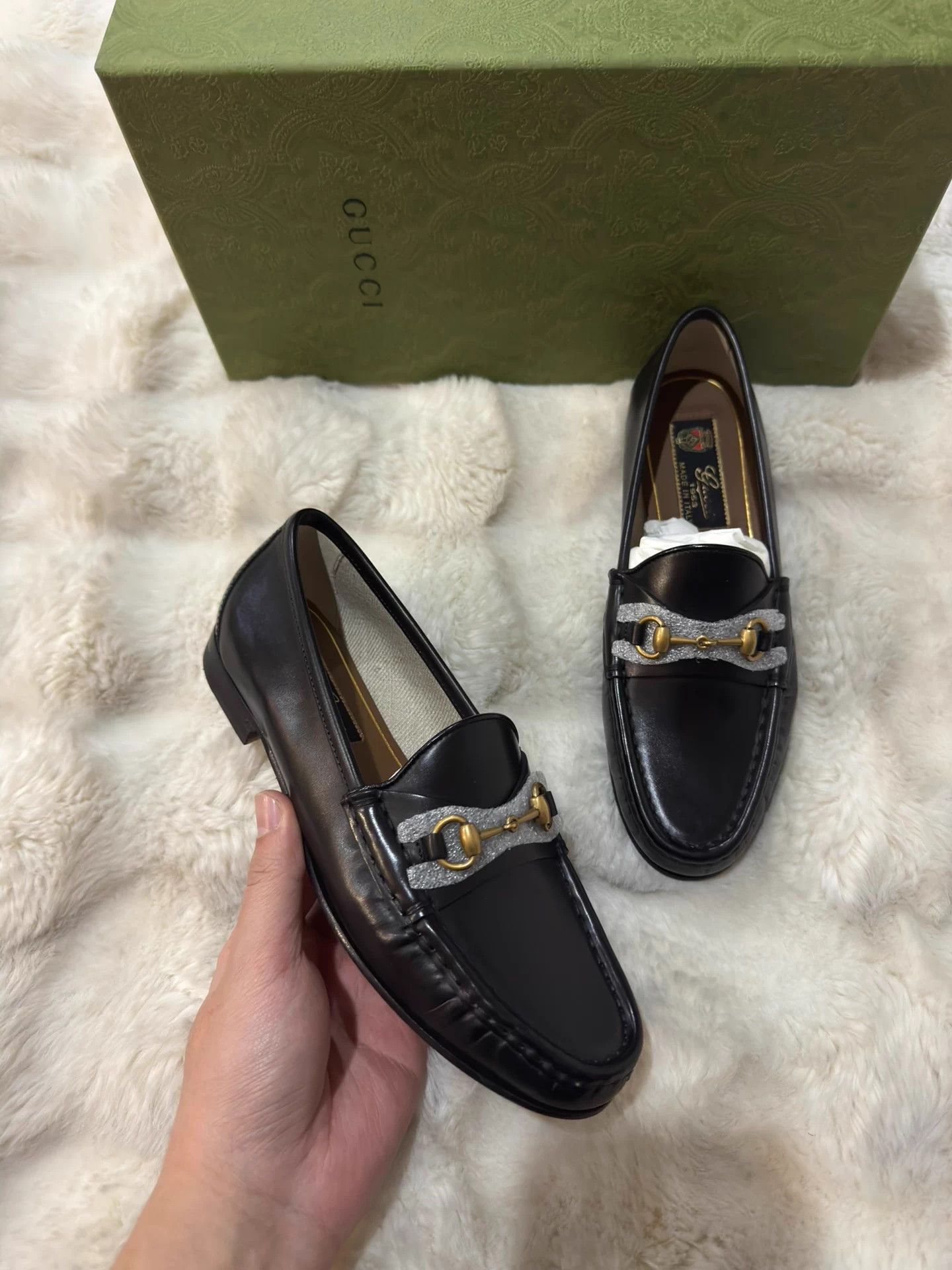 Gucci Gucci Horsebit Loafer 35.5 New Box Dust Bag Size US 8 / IT 38 - 3 Thumbnail