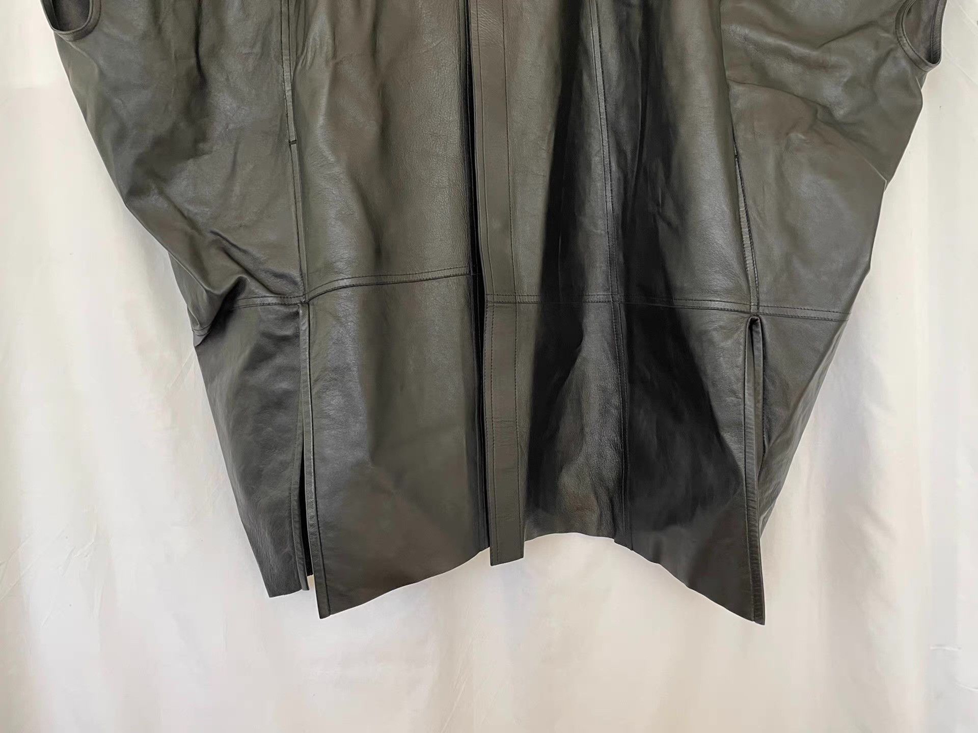 Rick Owens Rick Owens 22SS Lambskin Short Sleeve Kimono Coat Ｑ21 Size M / US 6-8 / IT 42-44 - 5 Thumbnail