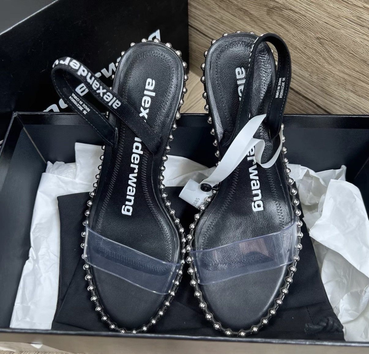 Alexander Wang Alexander Wang Nova Black Heeled Sandals J41 Size US 5 / IT 35 - 2 Thumbnail