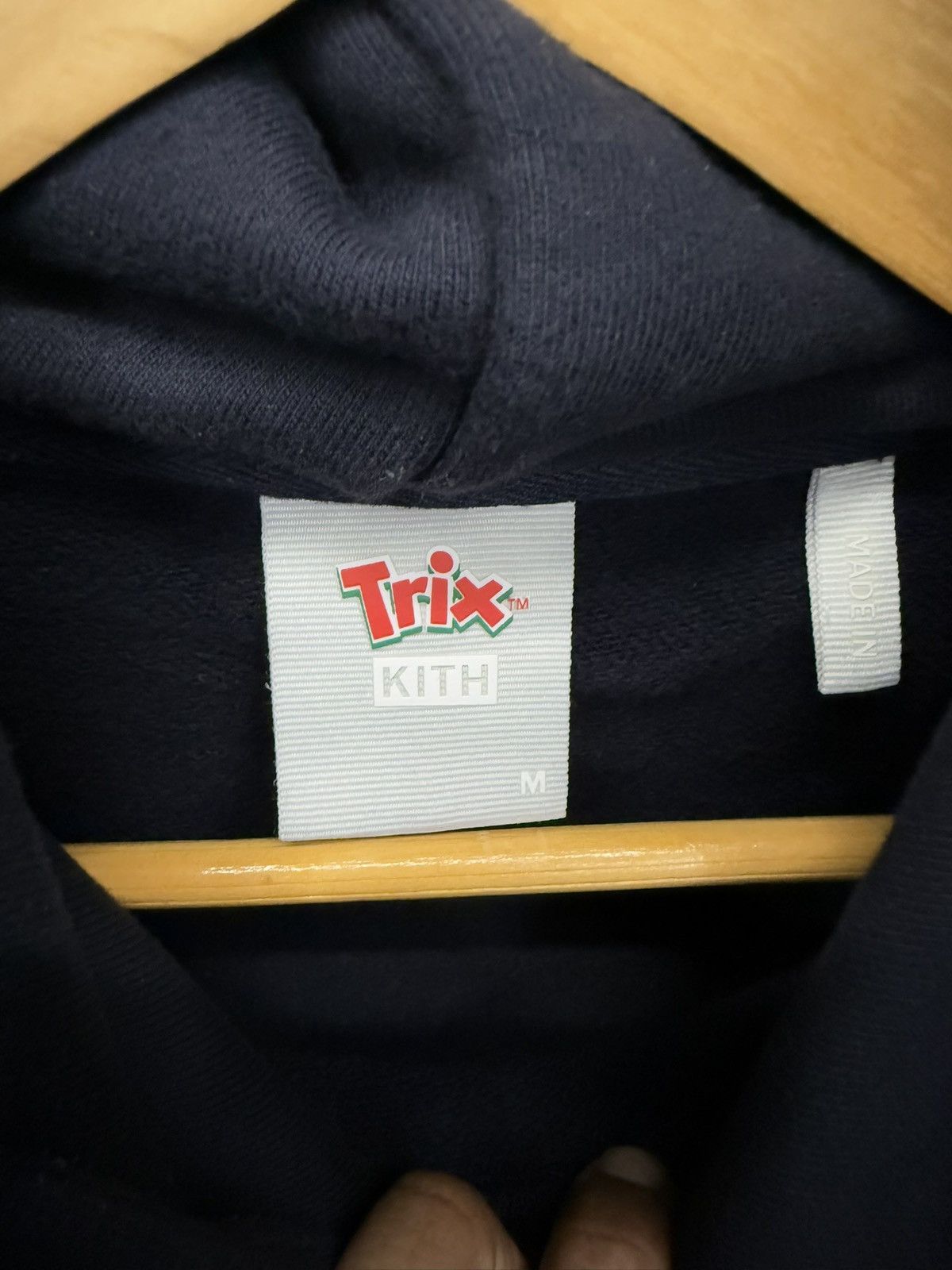 Kith Kith x Trix Box Logo Hoodie Navy Blue Medium Size US M / EU 48-50 / 2 - 2 Thumbnail