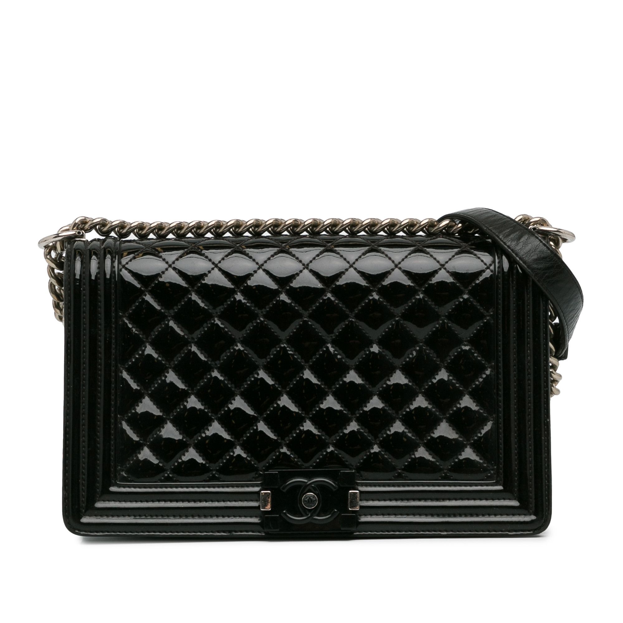 Chanel Chanel New Medium Patent Boy Flap Grailed