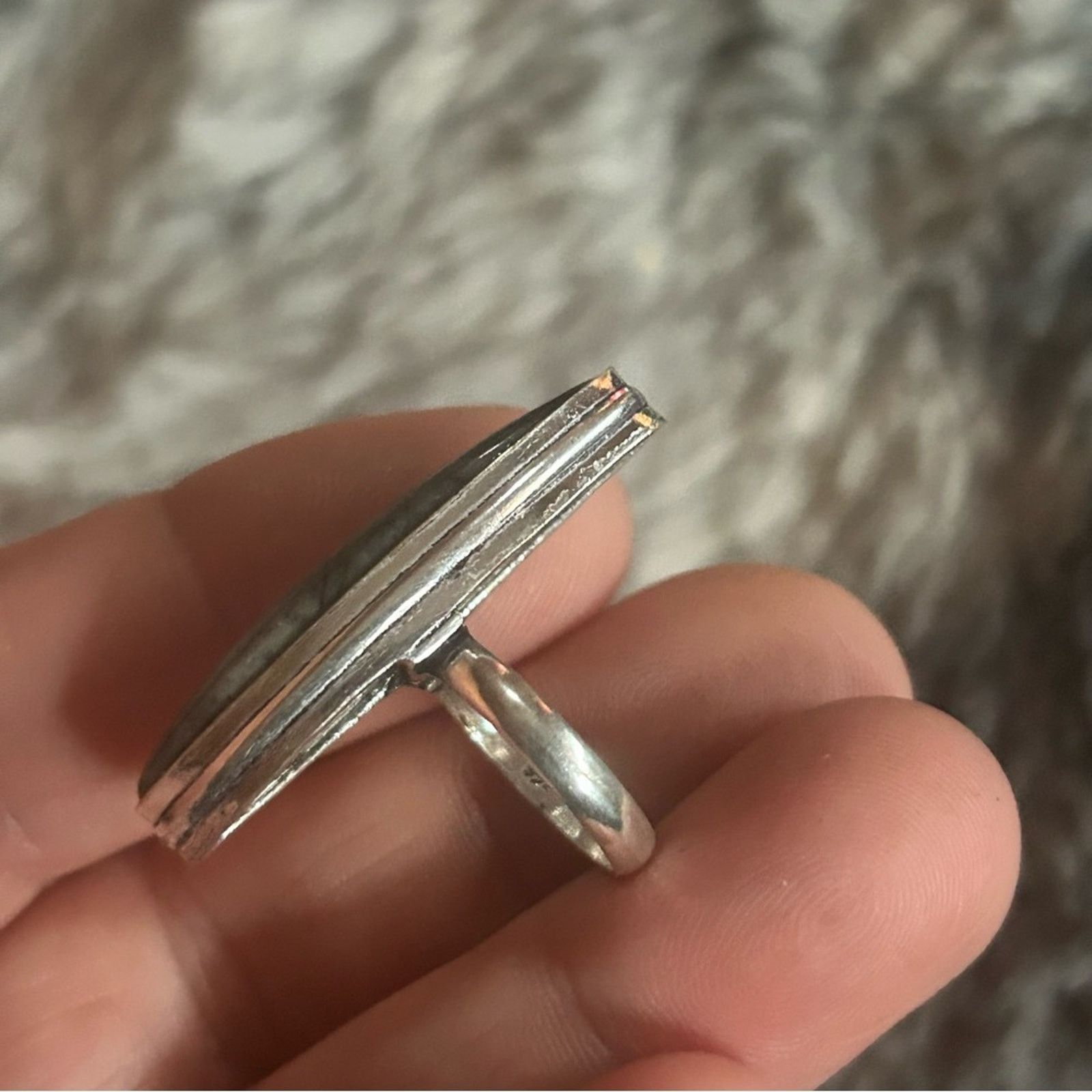 Other Handcrafted marquis genuine Picasso stone ring NIB Size ONE SIZE - 4 Thumbnail