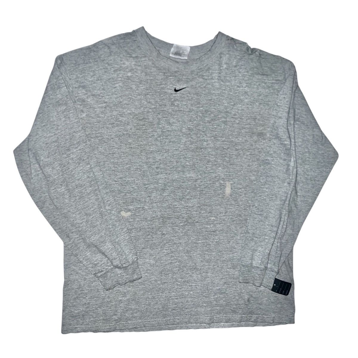 Vintage Center Swoosh Longsleeve Distressed