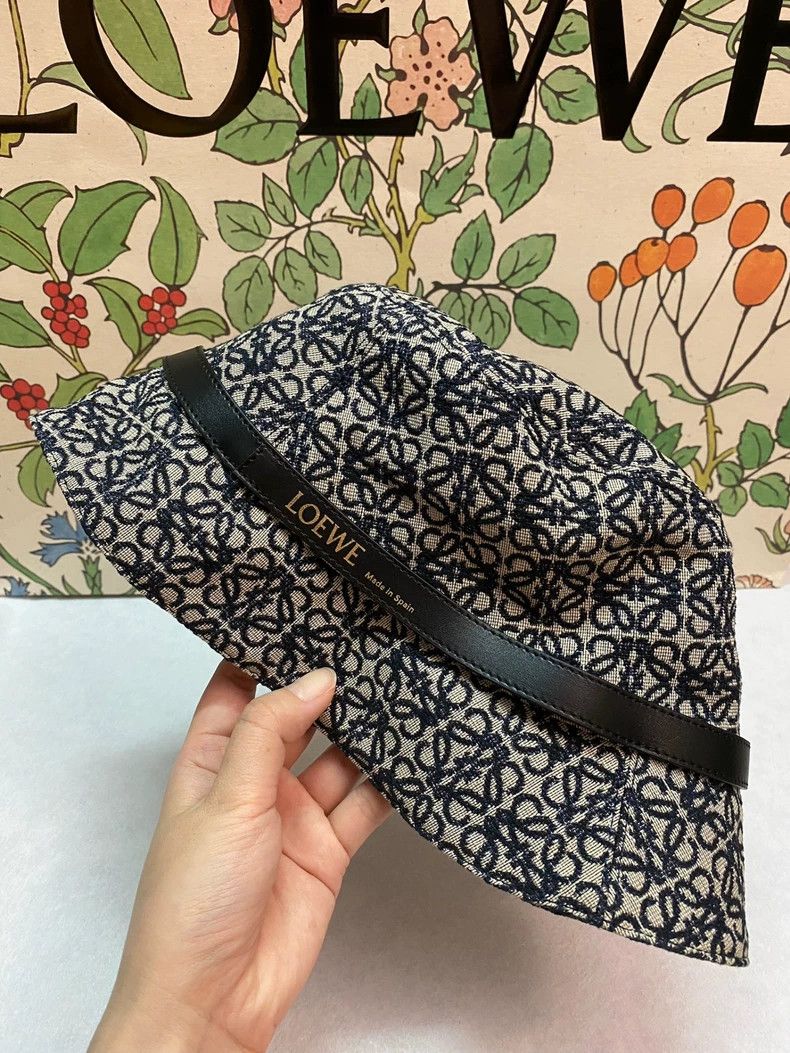Loewe LOEWE size 59 Embroidered jacquard bucket hat Size ONE SIZE - 2 Thumbnail