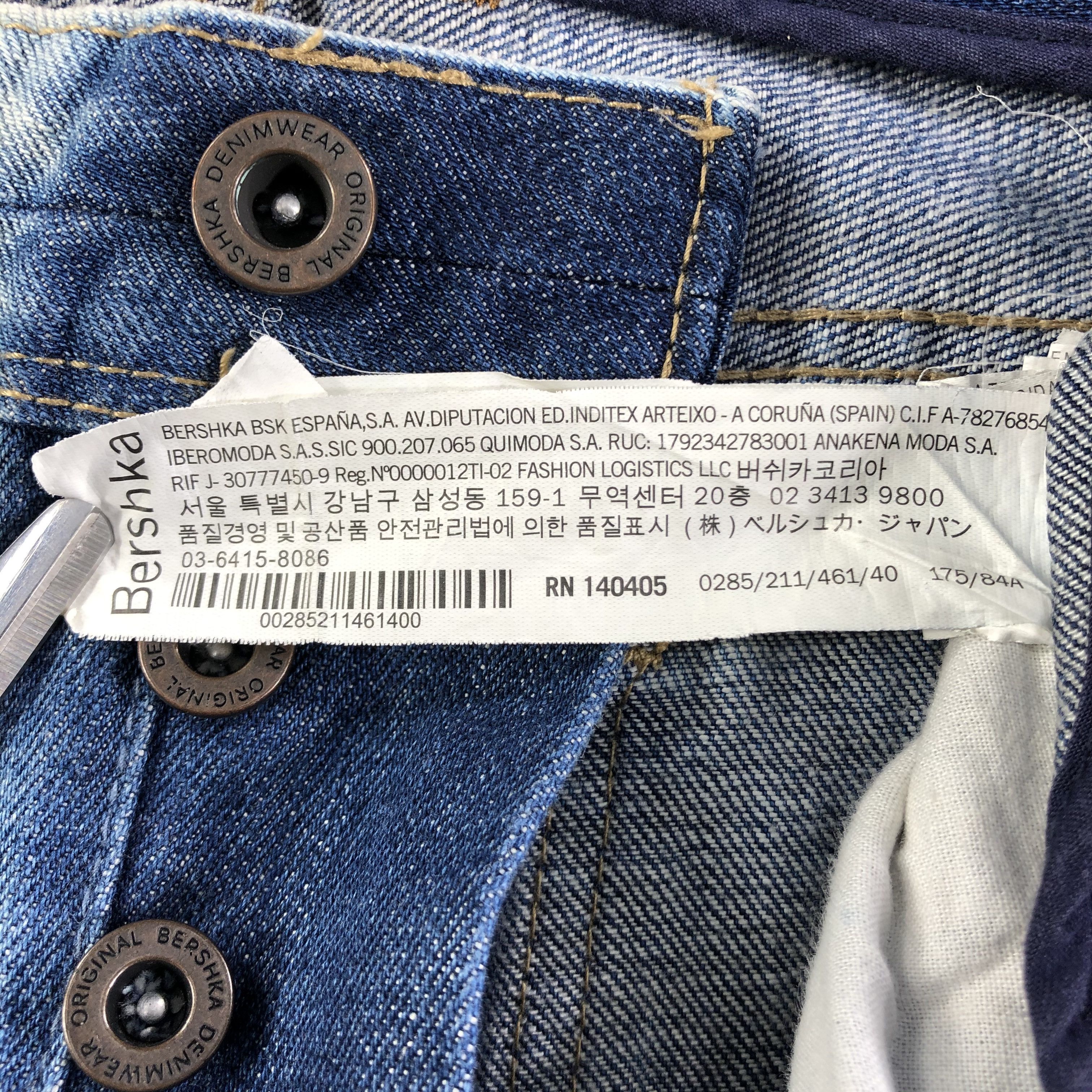 Bershka Bershka Jeans Acid Wash Slim Fit Denim -J2816 Size US 34 / EU 50 - 10 Thumbnail