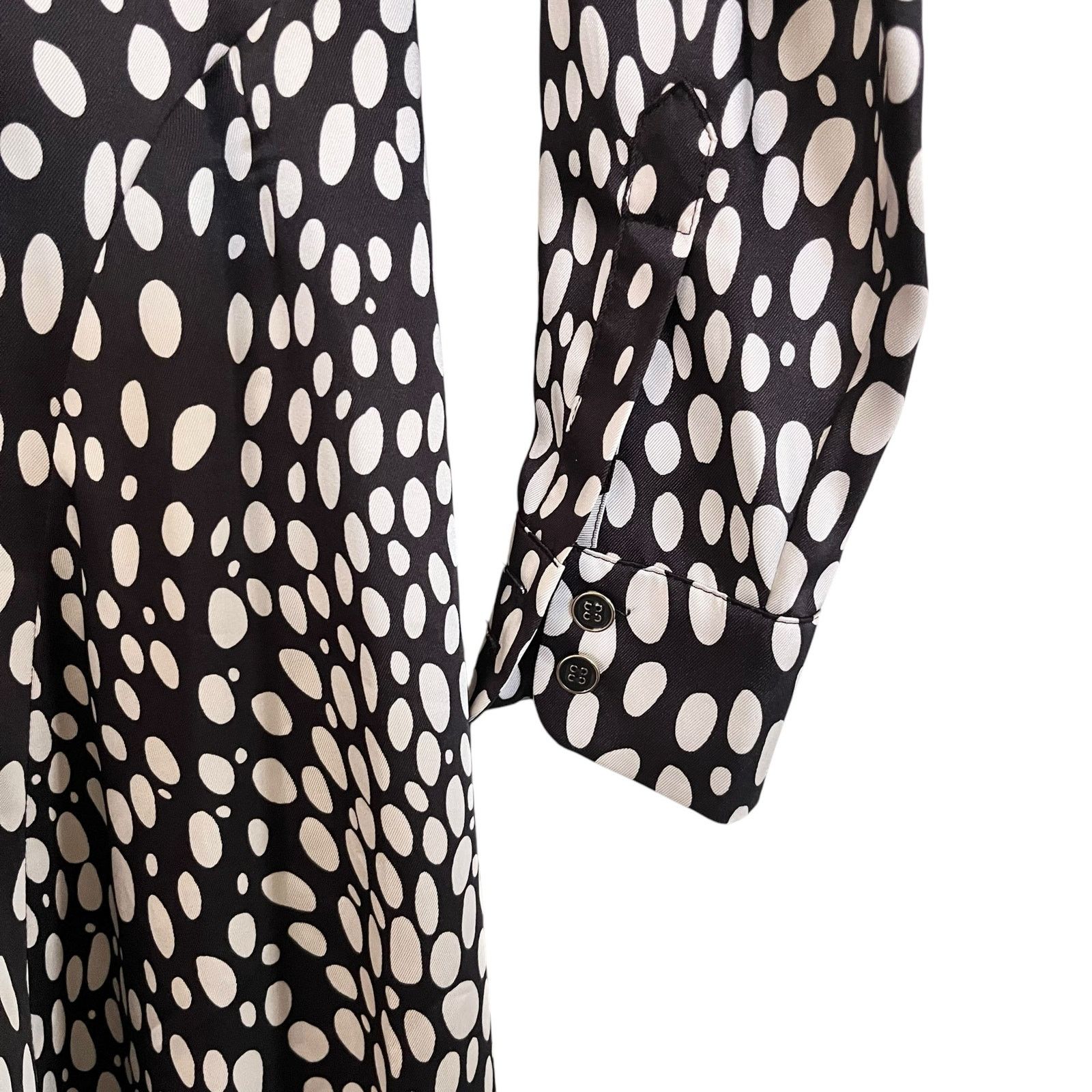 Karen Millen Karen Millen Black White Cheetah Animal Print Midi Dress Size S / US 4 / IT 40 - 9 Thumbnail