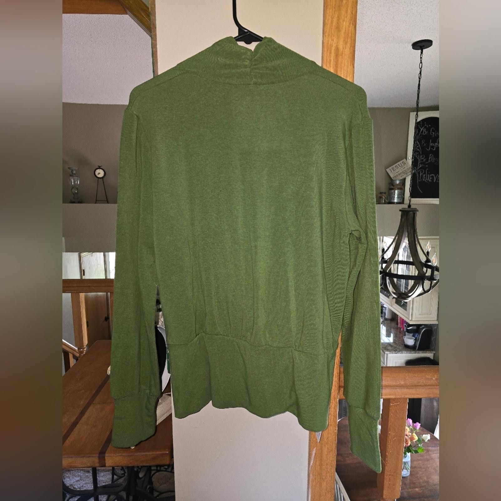 Designer OGLmove Women's Green Sweater Size L / US 10 / IT 46 - 3 Thumbnail