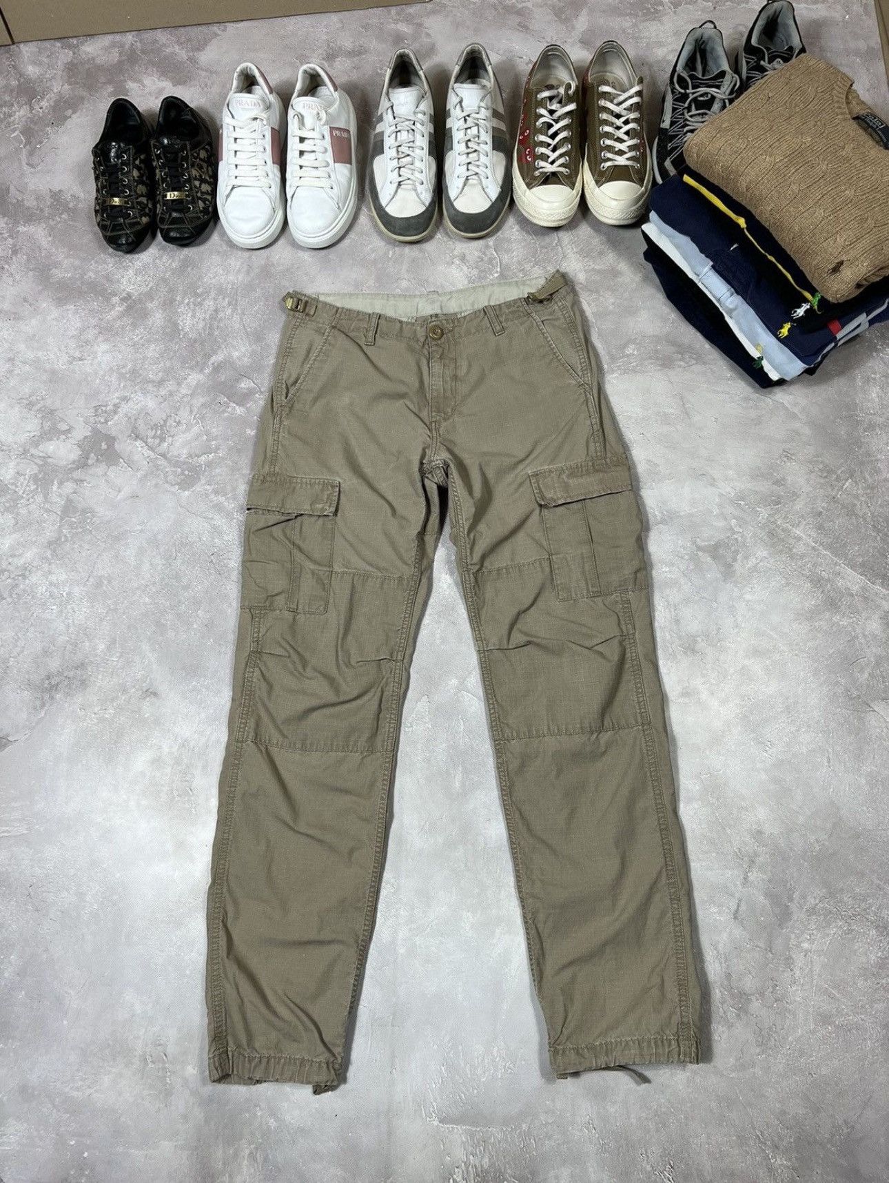 Carhartt × Vintage Vintage Carhartt Distressed Y2k Cargo Pants Size US 30 / EU 46 - 7 Thumbnail