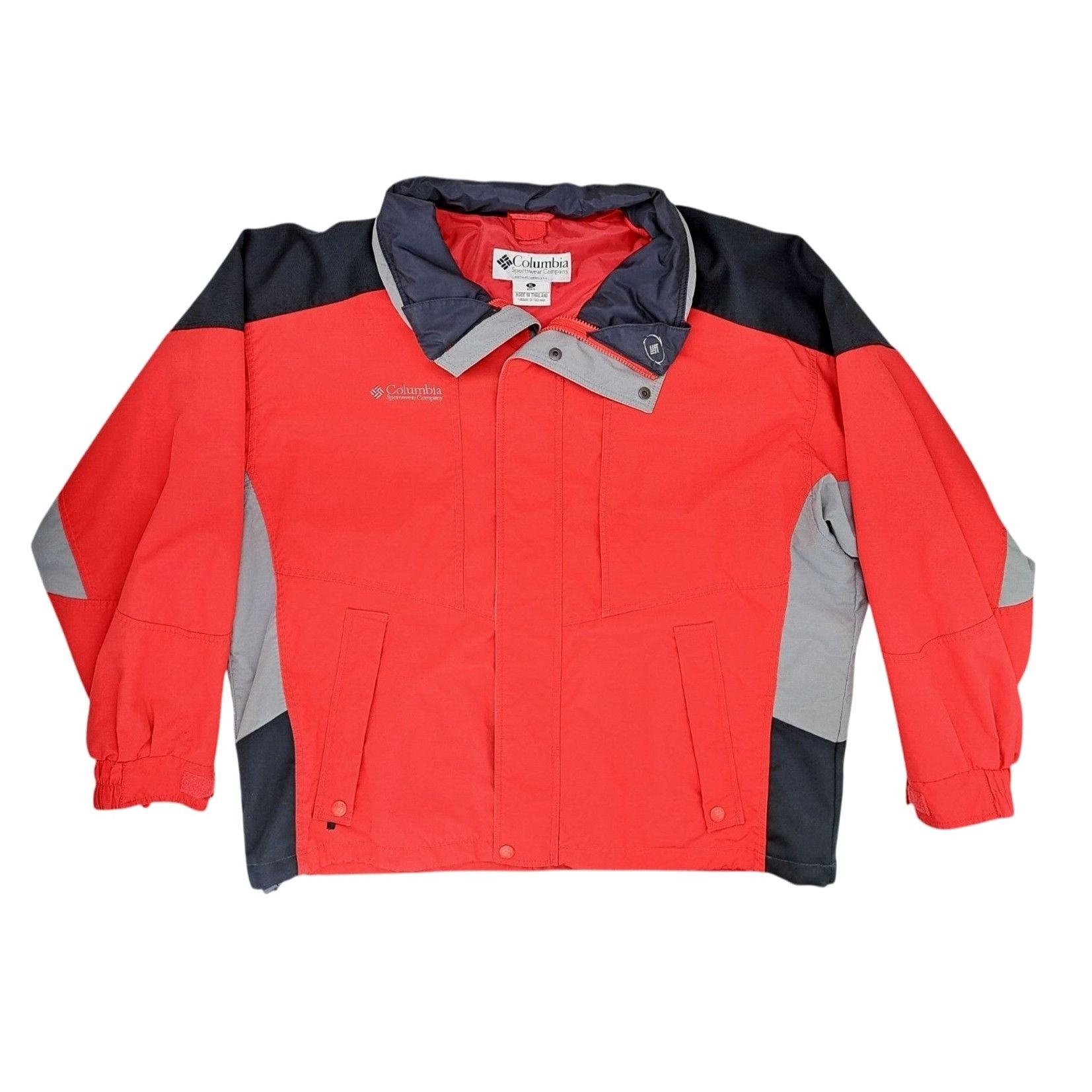 Columbia Vintage Columbia Men XL Red Black Gray Jacket Zip Toggle Size US XL / EU 56 / 4 - 1 Thumbnail