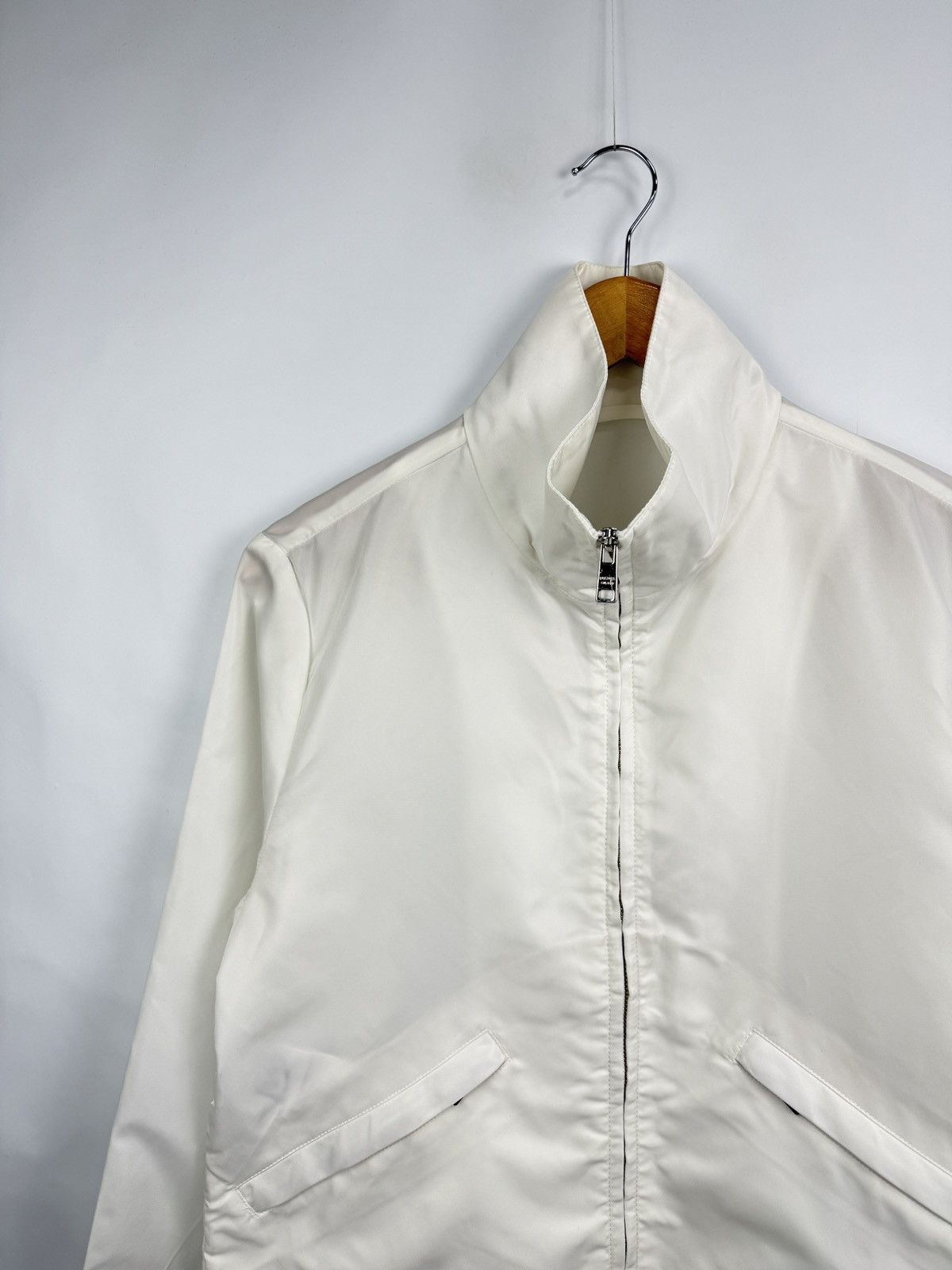 Prada 🇮🇹 Y2K Prada Zip Jacket Women Retro Rare Hype Size XS / US 0-2 / IT 36-38 - 3 Thumbnail
