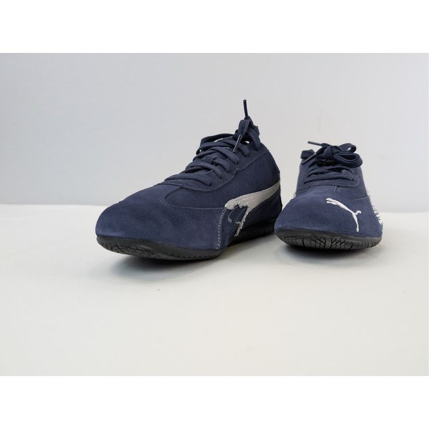 Balenciaga × Puma o1rshd1 Speedcat Destroyed Low Top Sneaker in Navy / White Size US 10 / EU 43 - 7 Thumbnail