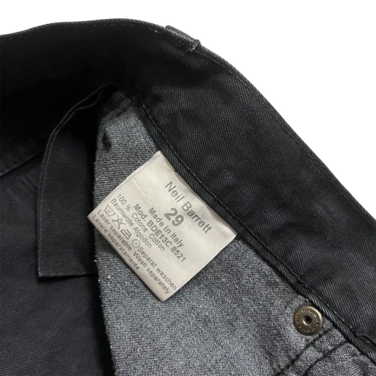 Neil Barrett Neil Barrett Short Pant Black Buckle Back Size US 29 - 9 Thumbnail