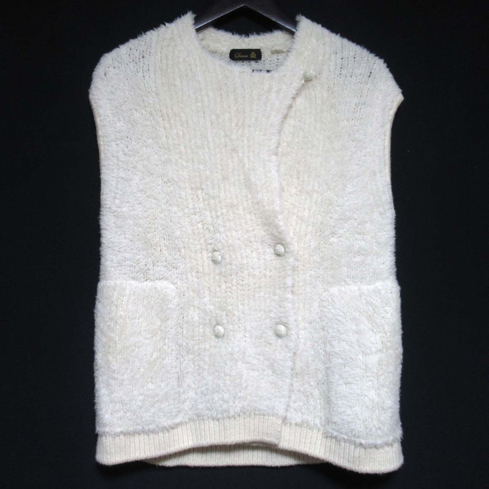 Other Other Drawer Alpaca Knit Vest Natural Material Tops DUTY FREE for USA Size ONE SIZE - 1 Thumbnail