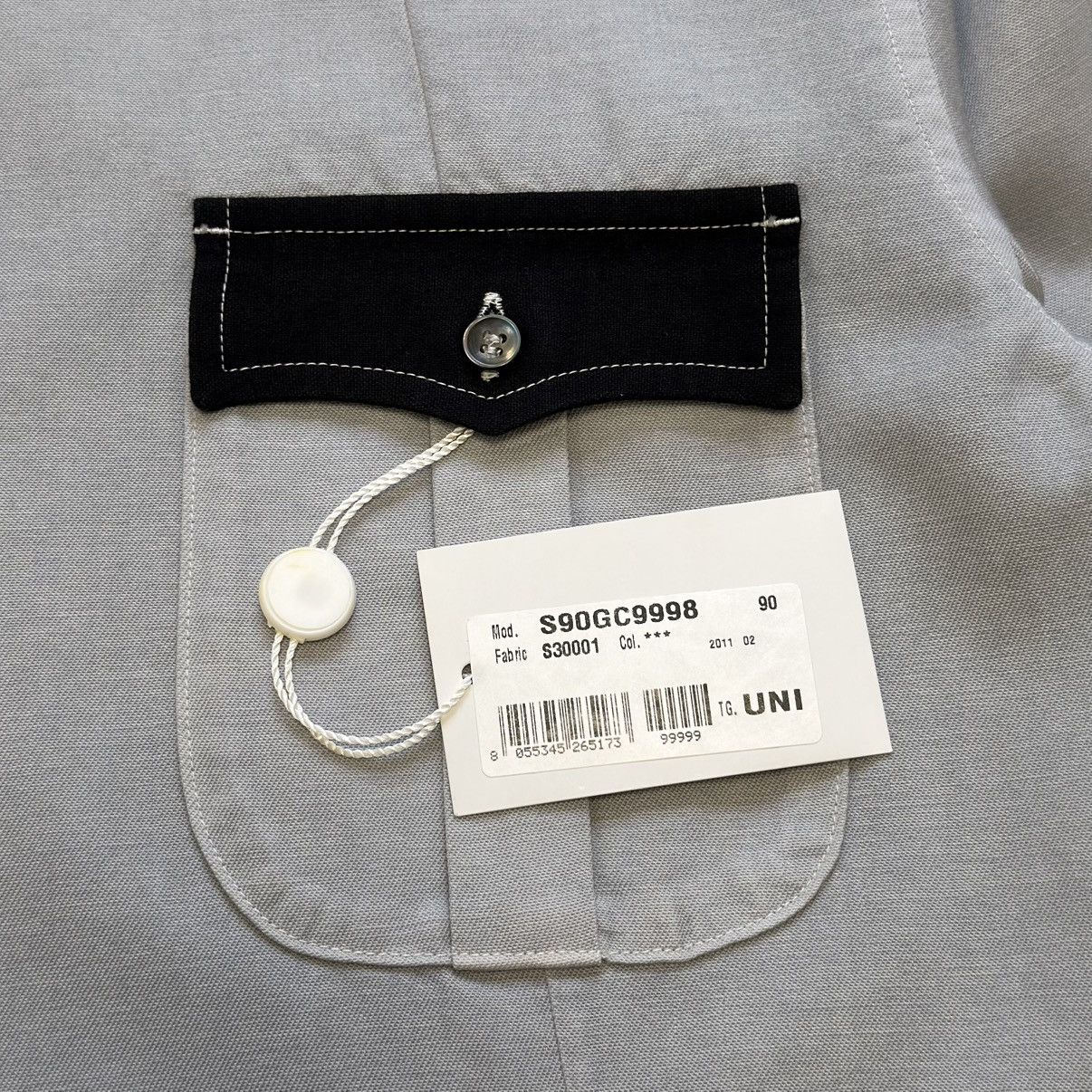 Maison Margiela A/W 11 Sample Light Grey Cotton Western Shirt Size US M / EU 48-50 / 2 - 11 Thumbnail
