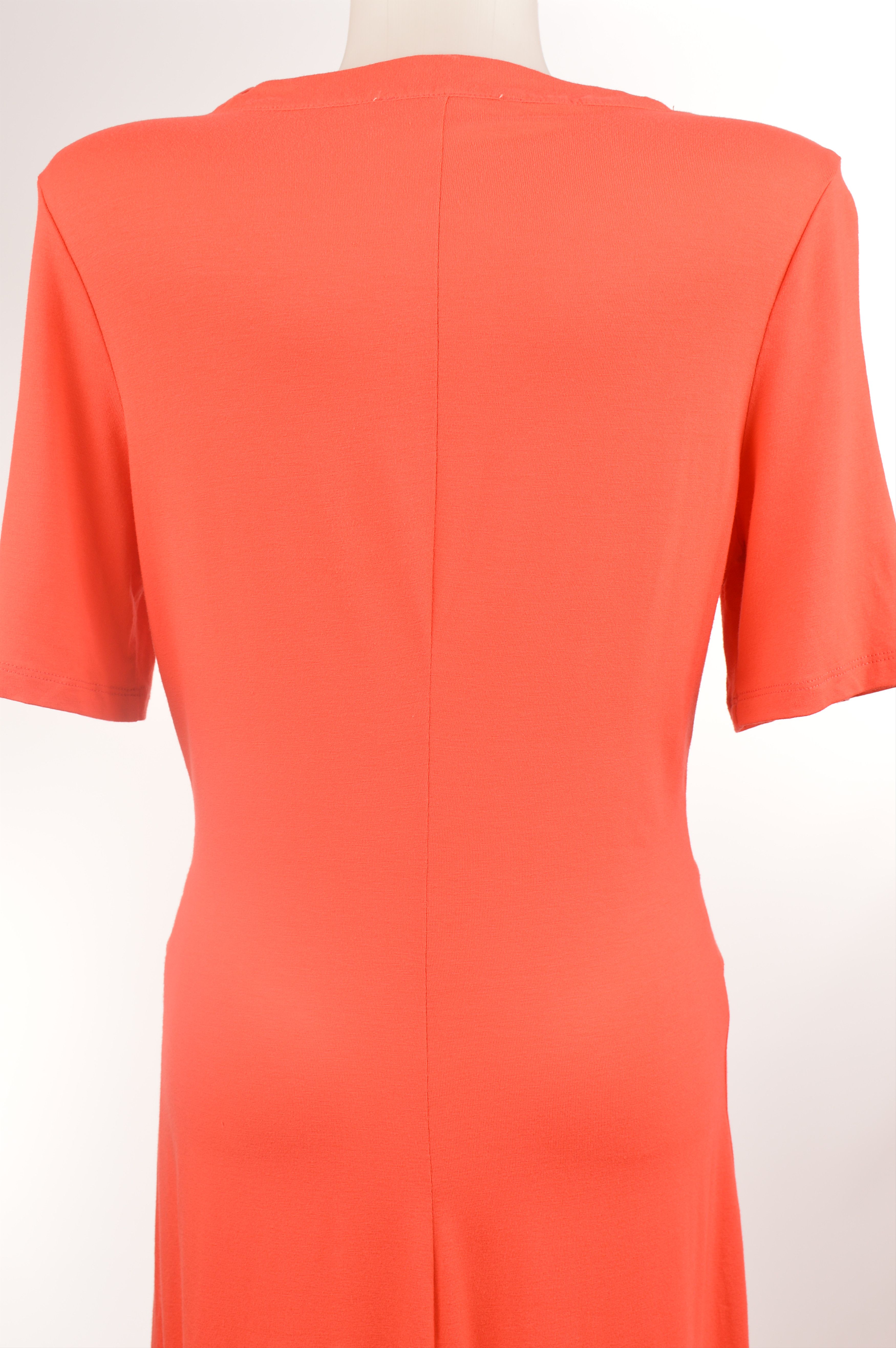 Designer Thom by Thomas Rath Short Sleeve Peach Viscose Blend Dress Size M / US 6-8 / IT 42-44 - 5 Thumbnail