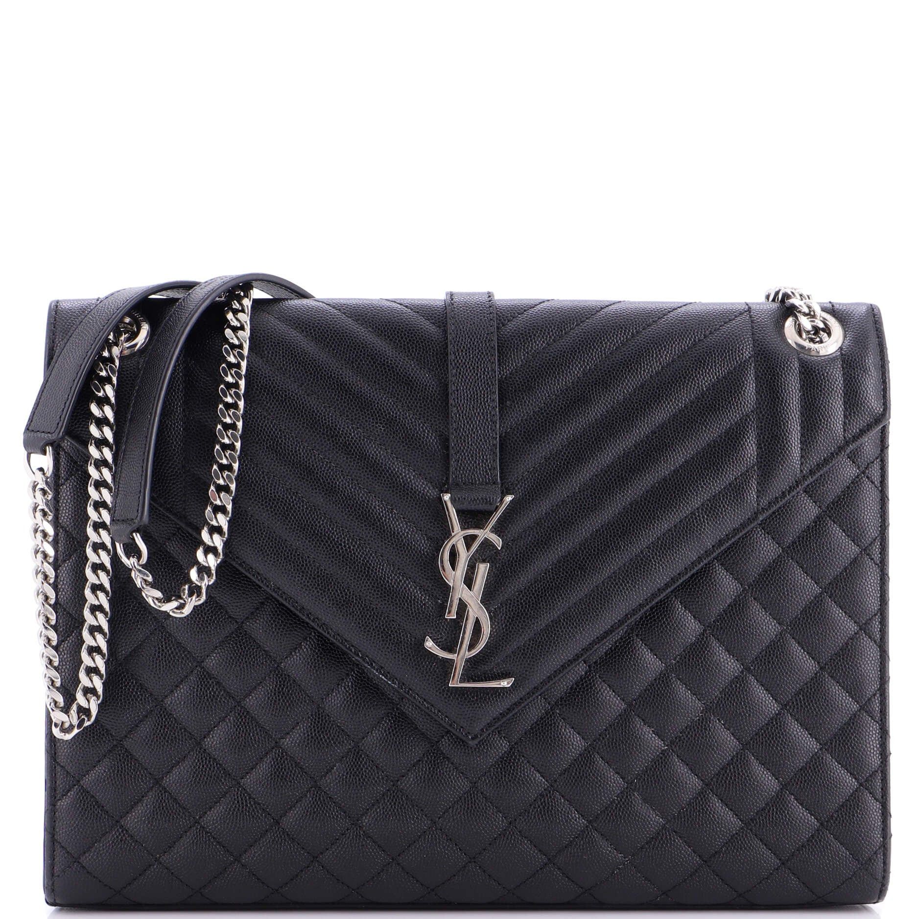 Saint Laurent Paris Classic Monogram Envelope Satchel Size ONE SIZE - 1 Thumbnail