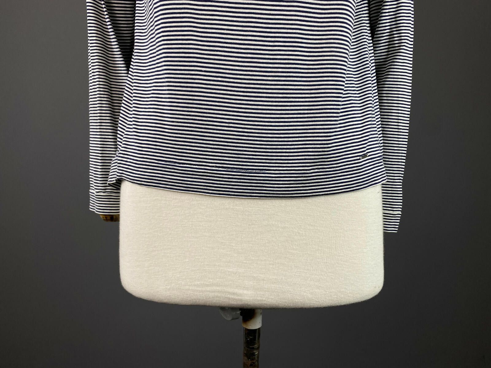 Paul & Shark Ladies Paul & Shark Silkcot Stripe Long Sleeve Sweater Size M / US 6-8 / IT 42-44 - 3 Thumbnail