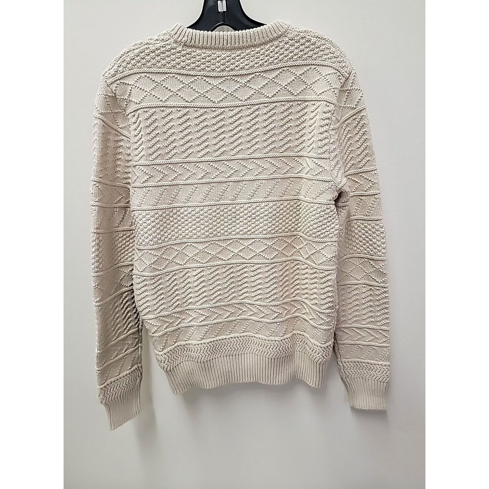 J.Crew J.CREW Sweater Mens M Beige Crew Neck Pullover Knit Heavyweight Chunky-Knit Long Sleeve Casual Size US M / EU 48-50 / 2 - 4 Thumbnail