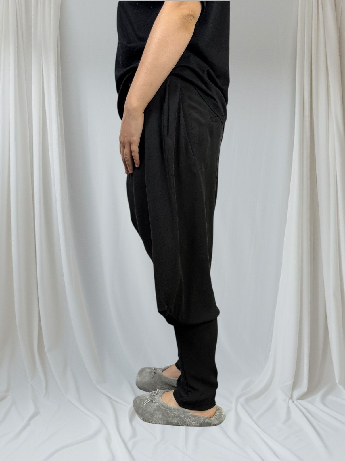 Lost & Found Ria Dunn Lost Found Ria Dunn Silk Futuristic Drop Pants Trousers Size US 30 / EU 46 - 2 Thumbnail