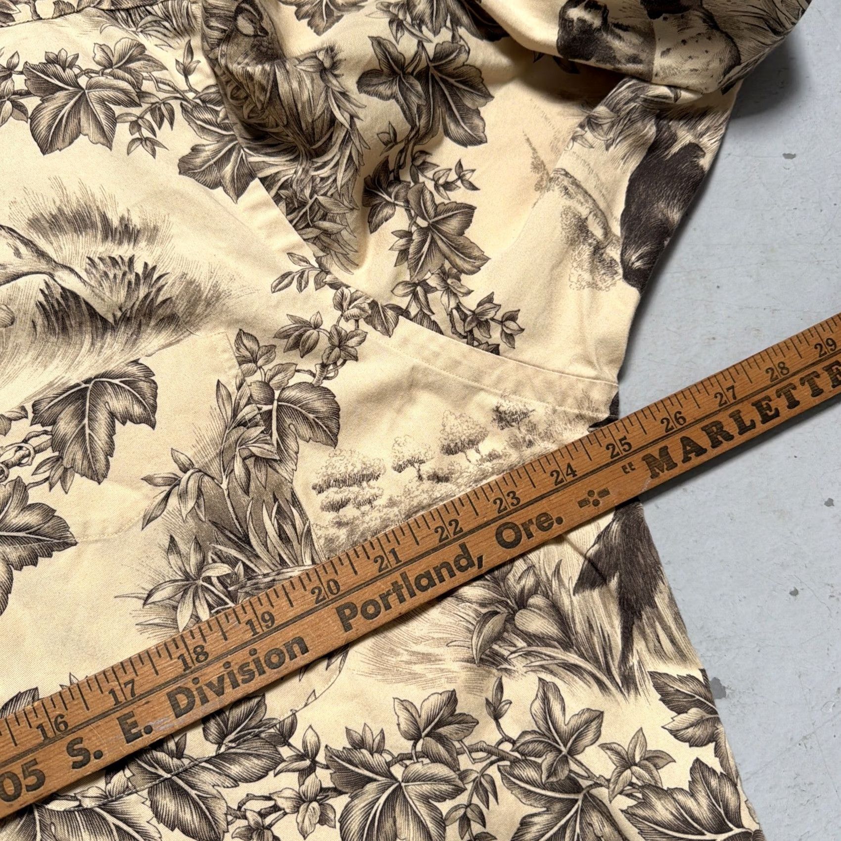 Polo Ralph Lauren Vintage Polo Ralph Lauren Dog Hunting Floral All Over Print Button Shirt L Mens Size US L / EU 52-54 / 3 - 3 Thumbnail