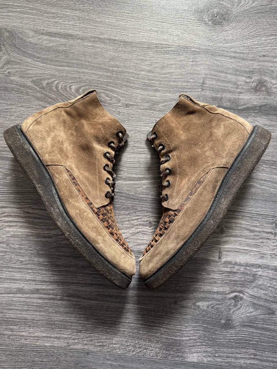 Allsaints AllSaints Moth Leather Suede Boot Taupe Animal Print Size US 11 / EU 44 - 2 Thumbnail