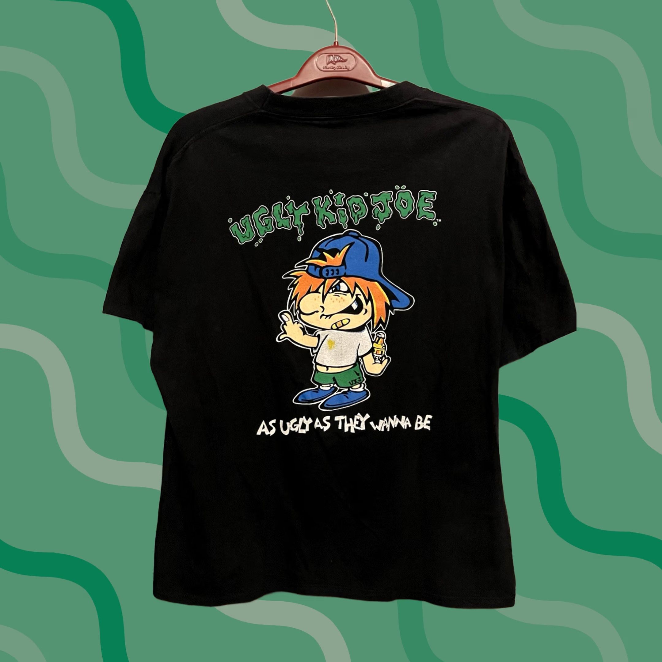 Vintage VINTAGE Ugly Kid Joe 1991 Ugly As They Wanna Be Tour T-Shirt XL Black Mens Short Sleeve 90s Streetwear Size US XL / EU 56 / 4 - 1 Thumbnail