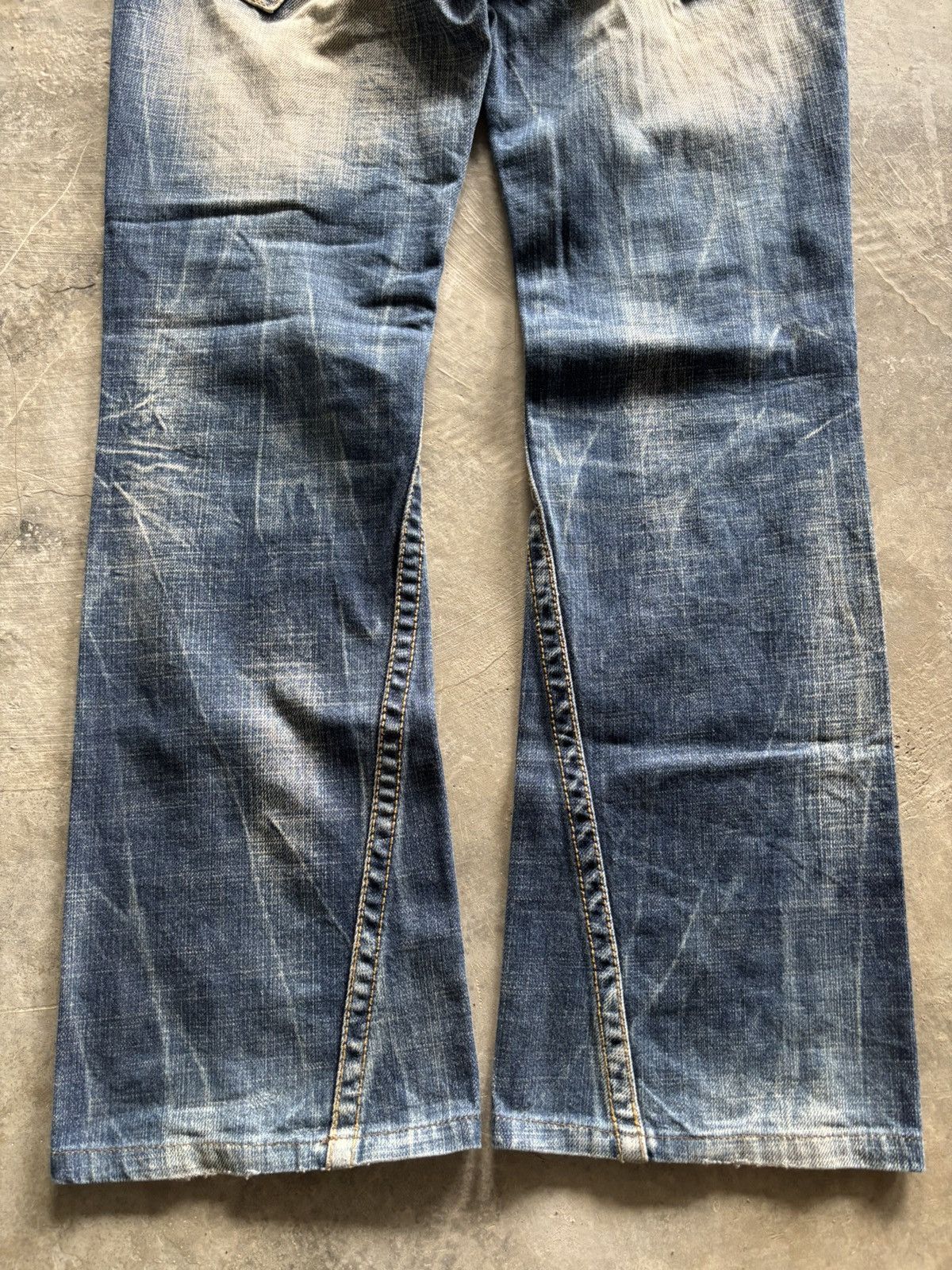 Hysteric Glamour FLARED lolita concert club japanese rusty mudmax washed punk Size US 30 / EU 46 - 20 Thumbnail