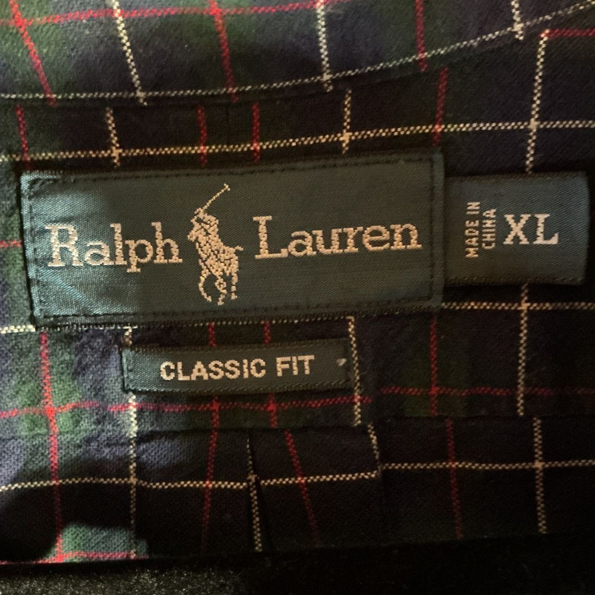 Ralph Lauren Ralph Lauren Men’s XL Blue Green Red Plaid Long Sleeve Shirt Size US XL / EU 56 / 4 - 4 Thumbnail