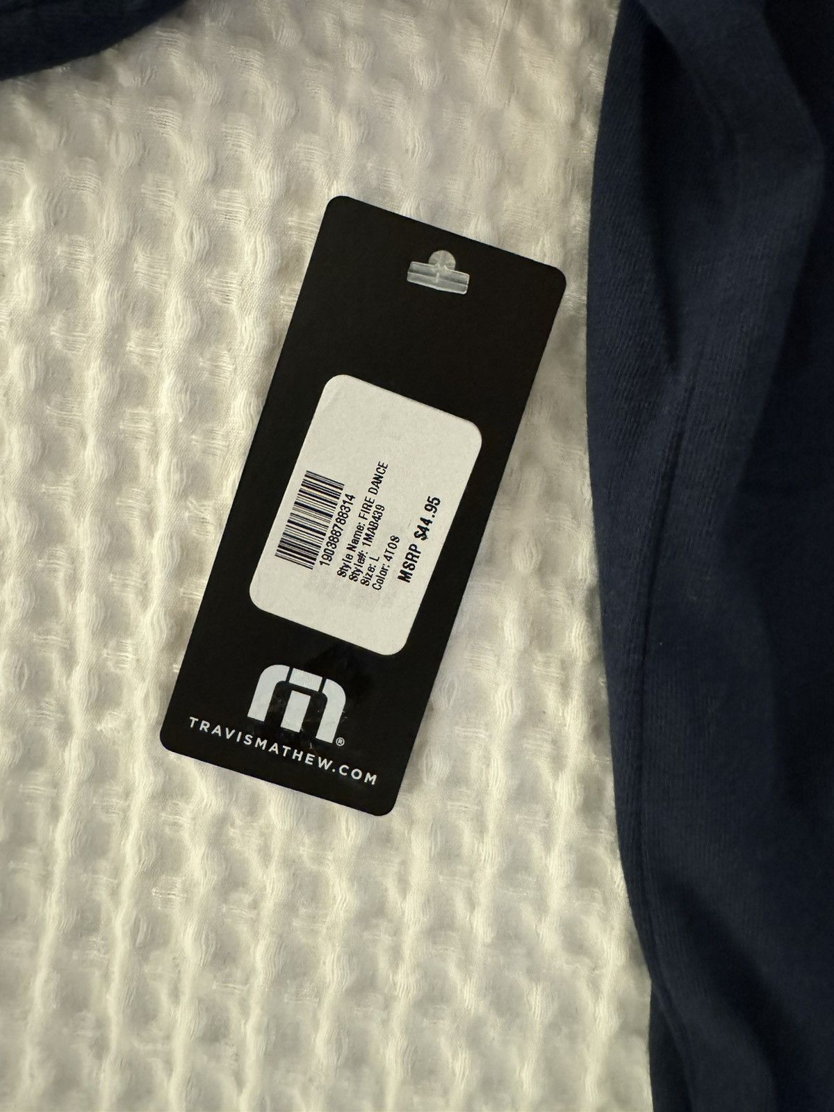 TravisMathew Men’s Travis Mathew T-Shirt (L - Navy) Size US L / EU 52-54 / 3 - 4 Thumbnail