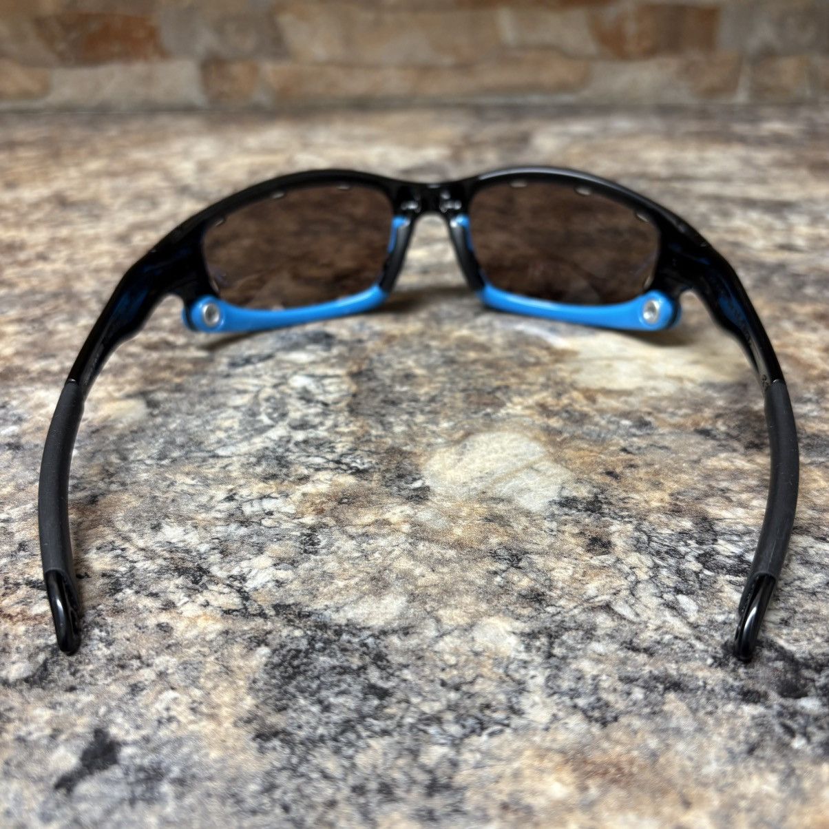Oakley Oakley Split Jacket Black / Blue Black Iridium Polarized Size ONE SIZE - 6 Thumbnail