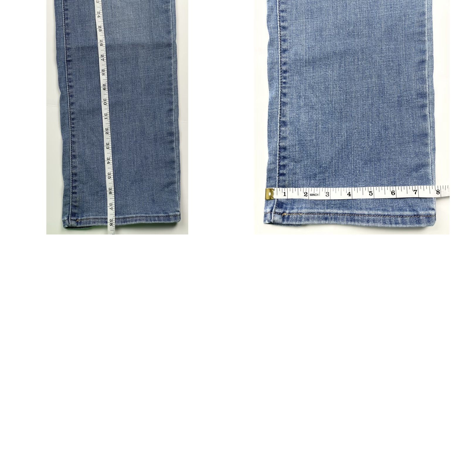 Levi's Levi's 505 Women's Straight Leg Jeans 10 30x30 Blue Light Wash Stretch Denim Size 32" / US 10 / IT 46 - 8 Thumbnail