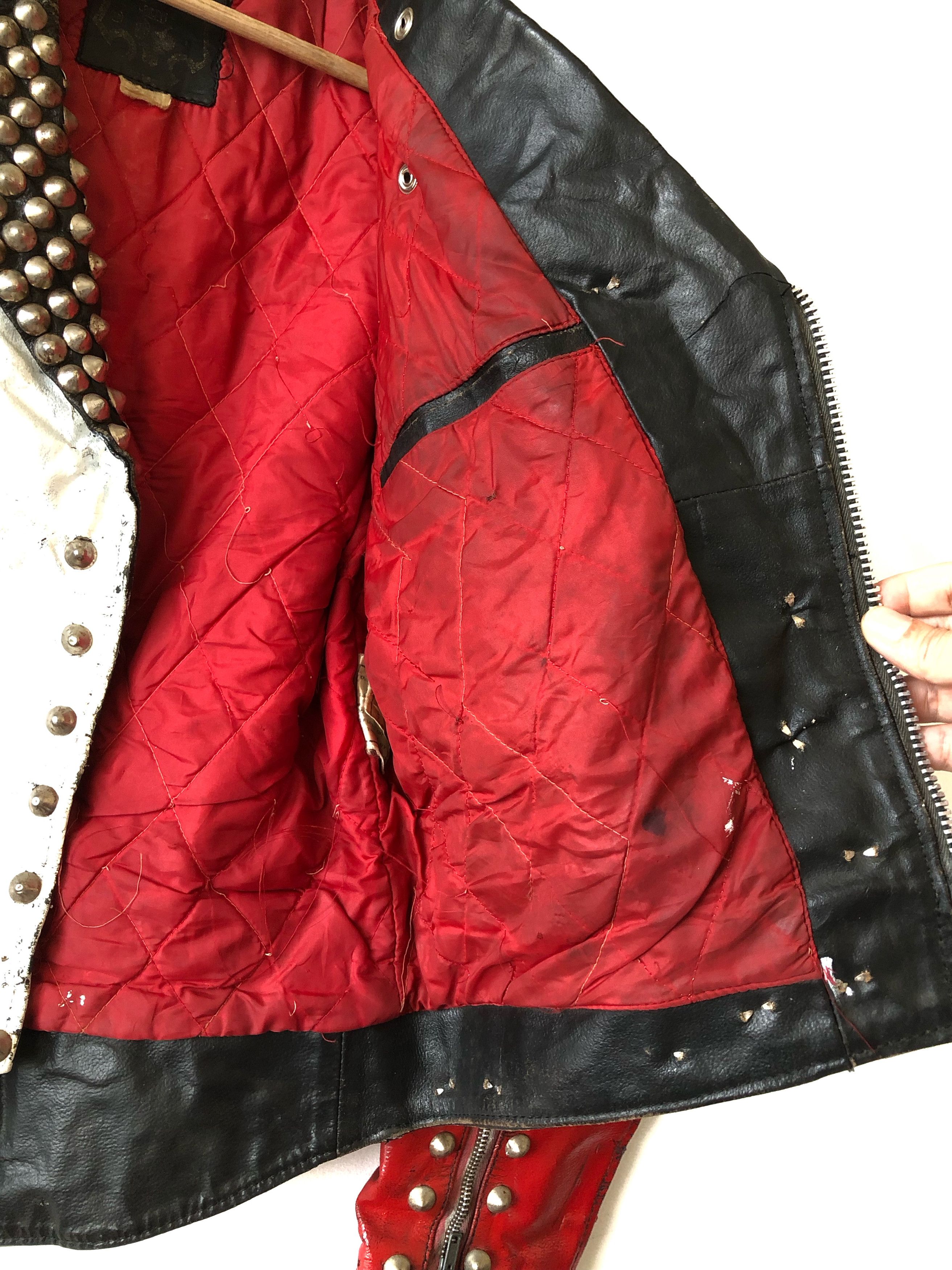 Band Tees GRAIL🔥80’S PUNK GBH DISCHARGE PUNK NOT DEAD LEATHER JACKET Size US S / EU 44-46 / 1 - 15 Thumbnail