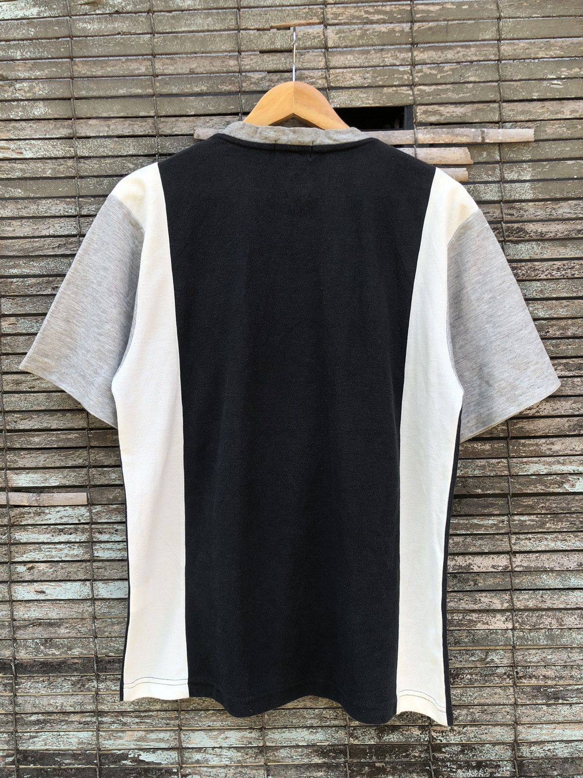 MCM Vintage 90s MCM Legere Single Pocket Colour Block Tshirt Size US L / EU 52-54 / 3 - 9 Thumbnail