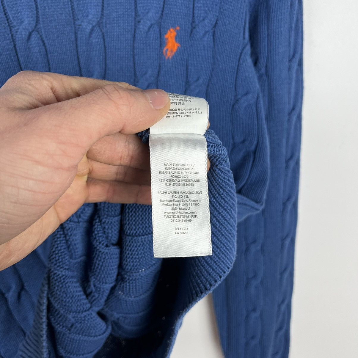 Polo Ralph Lauren Vintage Polo Ralph Lauren cable knit sweater 90’s Size US L / EU 52-54 / 3 - 9 Thumbnail