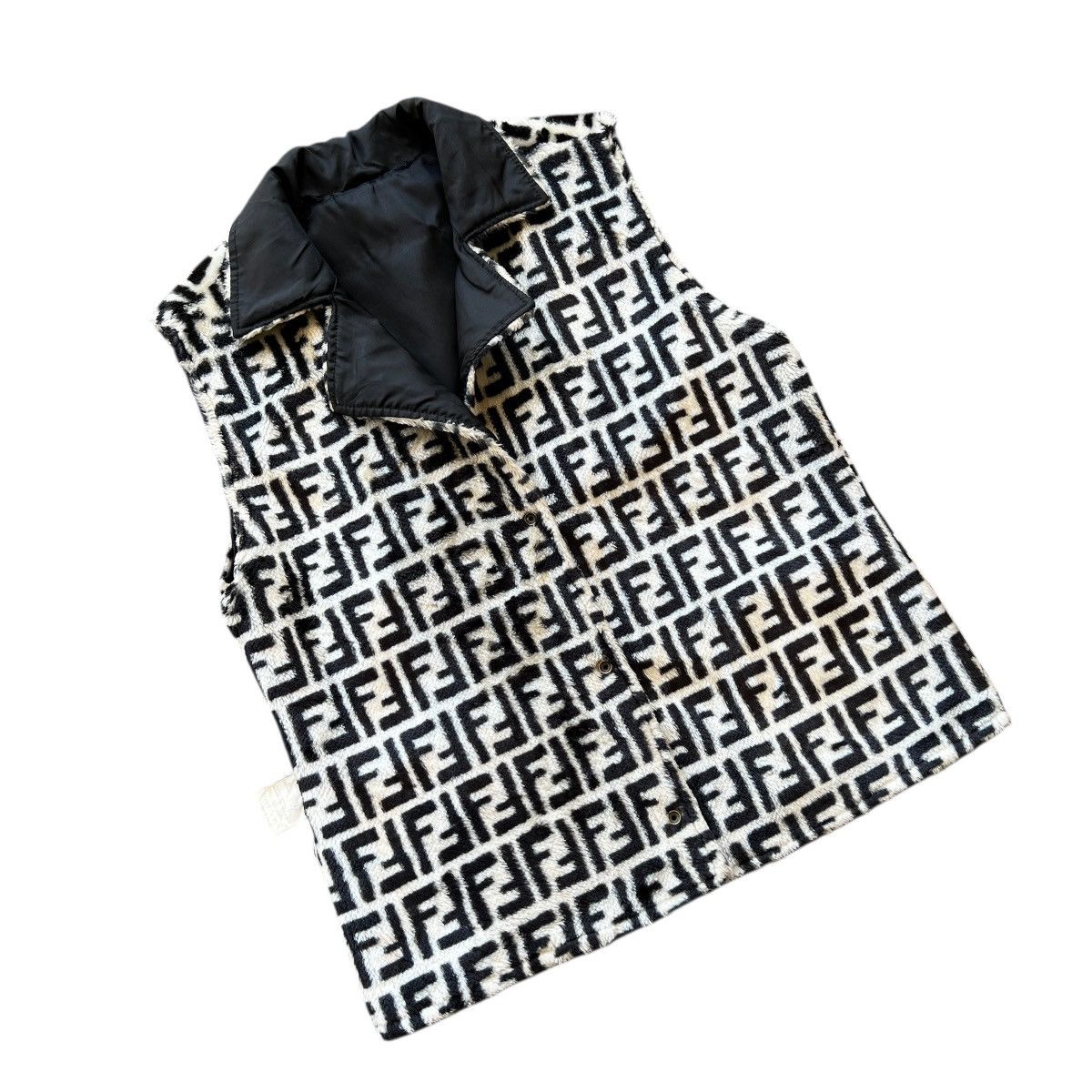 Fendi 🔥 Vintage Fendi Reversible Vest Size US M / EU 48-50 / 2 - 4 Thumbnail