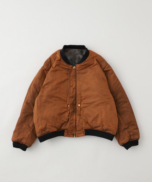 Fostex Garments FOSTEX ANTIQUE WASH DOUBLE FACE CAMO BOMBER JACKET Size US XL / EU 56 / 4 - 15 Thumbnail