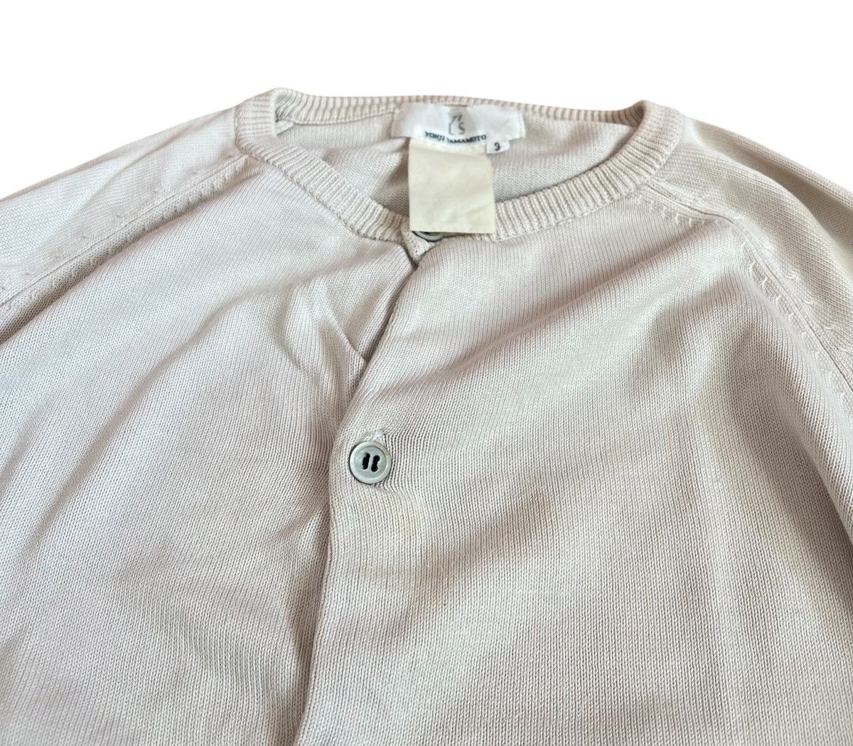Yohji Yamamoto Vintage yohji yamamoto y’s broken white cardigan Size US S / EU 44-46 / 1 - 4 Thumbnail
