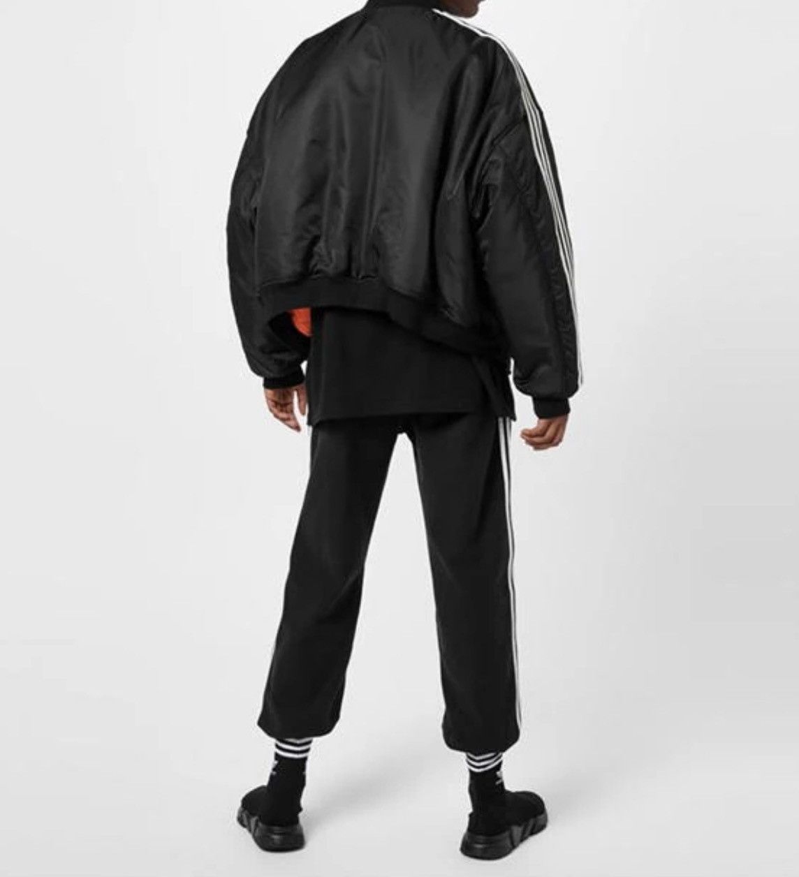 Adidas × Balenciaga 🍎RARE FIND🍎Balenciaga x Adidas Oversized Bomber Jacket Size US L / EU 52-54 / 3 - 4 Thumbnail