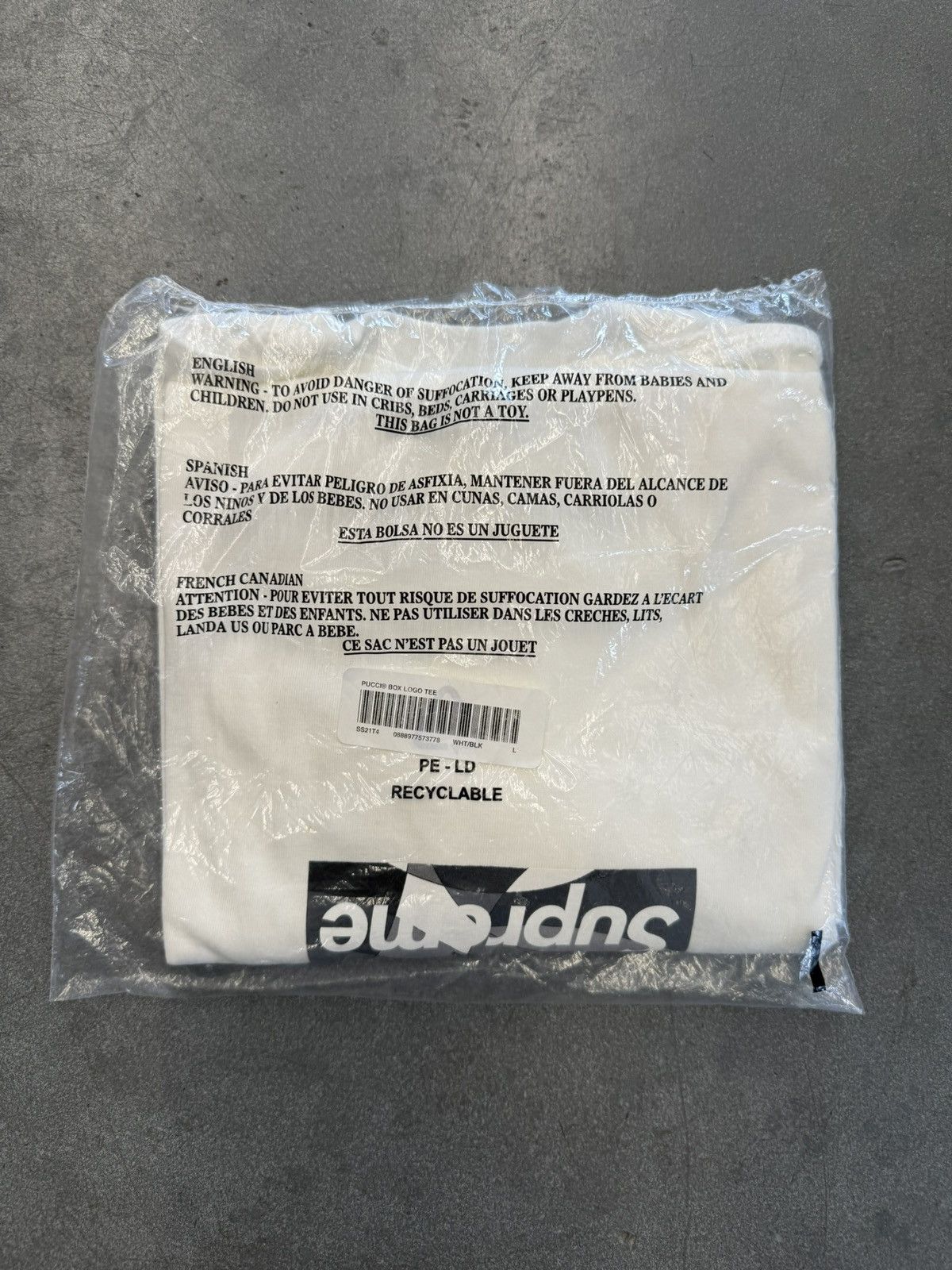 Supreme SS21 Supreme Emilio Pucci Box Logo Tee Size US L / EU 52-54 / 3 - 2 Thumbnail