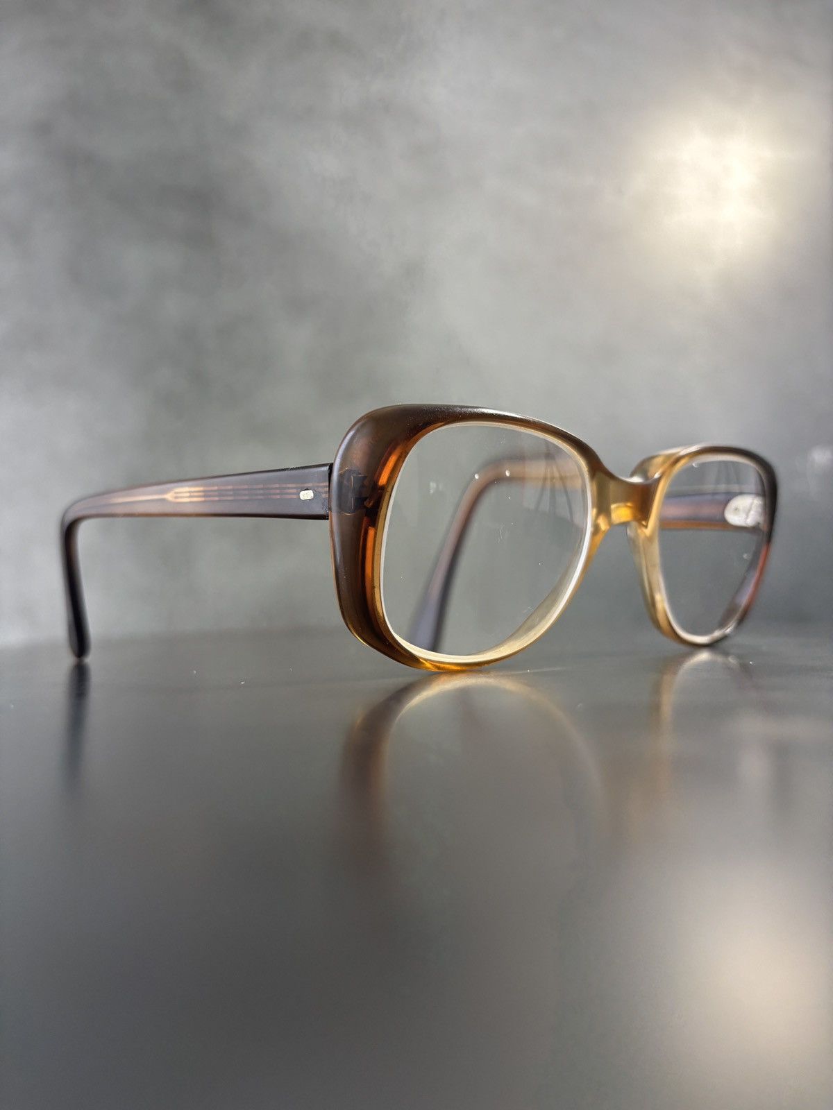 Vintage 1970s Acetate Eyeglasses 80s Vintage Frames Size ONE SIZE - 1 Thumbnail