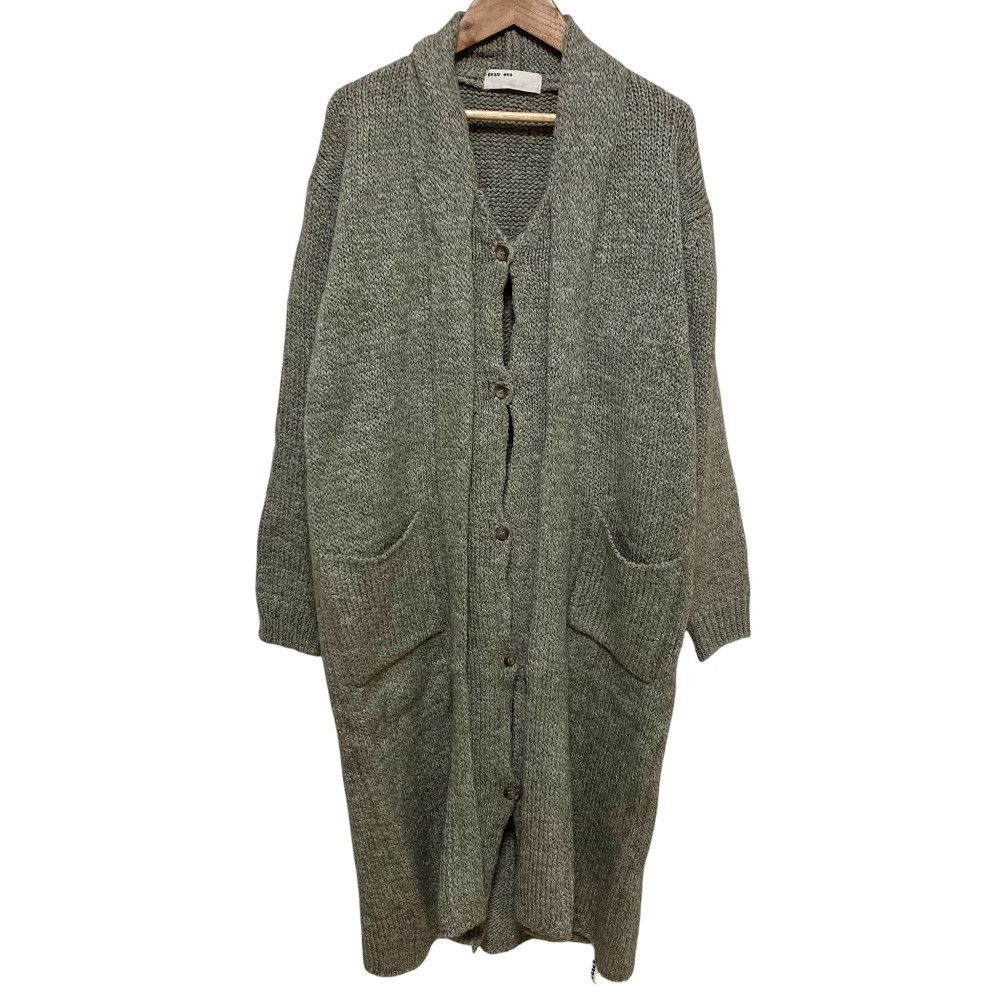 Other Other evam eva Wool Cotton Mohair Knit Cardigan Textile Outerwear DUTY FREE for USA Size ONE SIZE - 1 Thumbnail