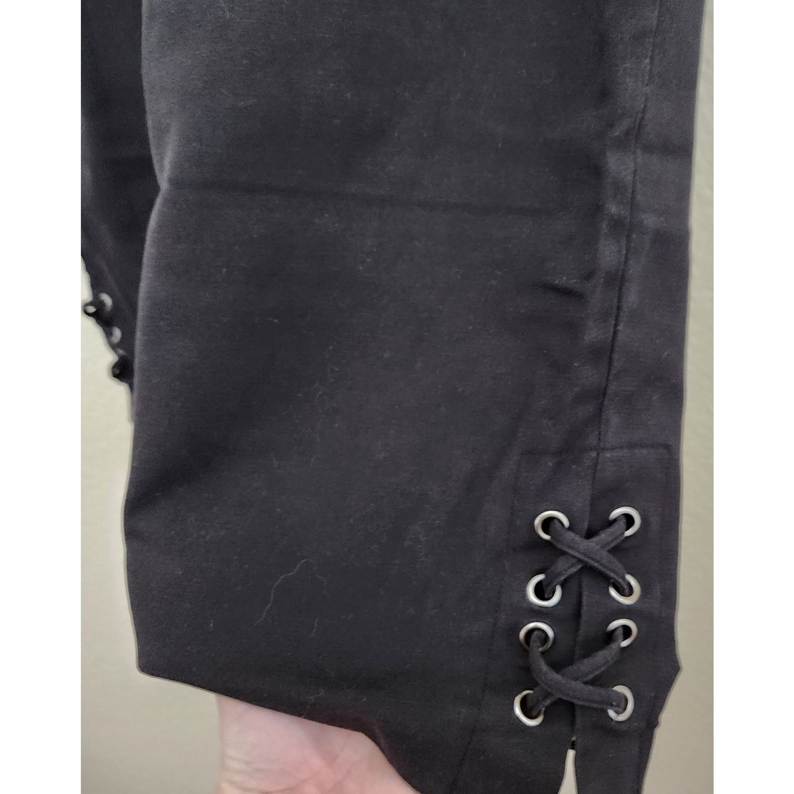 Other Rafaella Black Curvy Flat Front Cropped Pants 14 Size 36" / US 14 / IT 50 - 2 Thumbnail