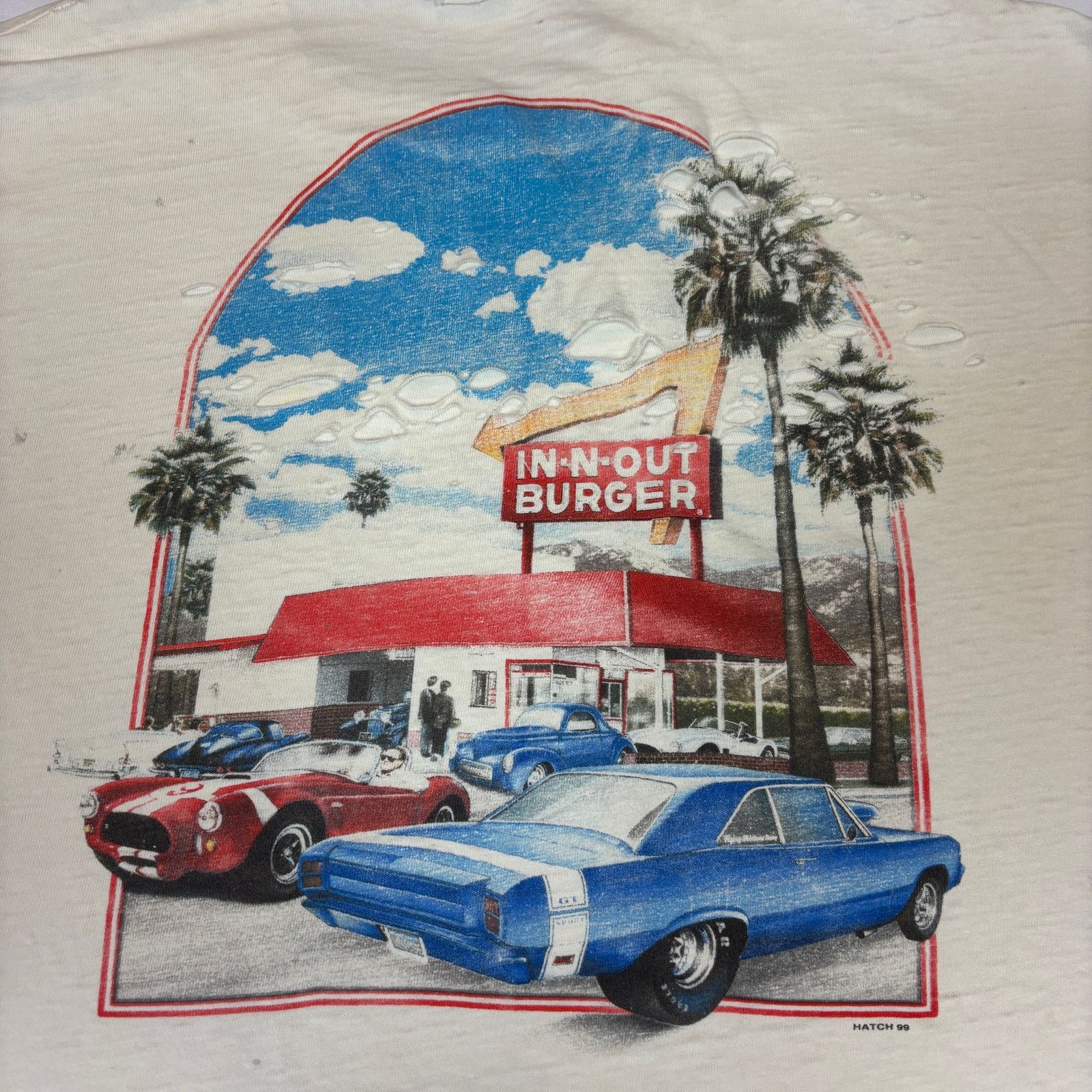 Hanes × Vintage Vintage 1999 In N Out Burger T Shirt Men's XL California Size US XL / EU 56 / 4 - 1 Thumbnail