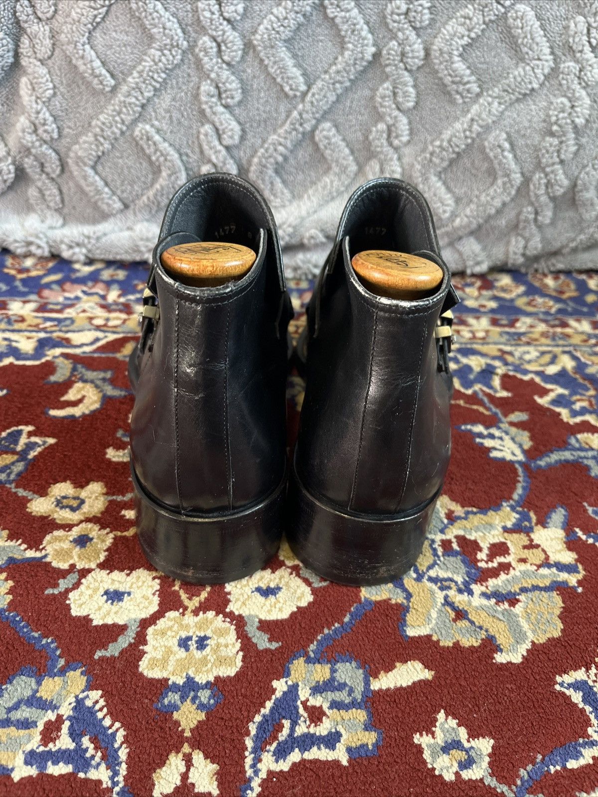 Versace Versace Strapped Buckle Shoes Genuine Leather Retail $995 🔥 Size US 8 / EU 41 - 4 Thumbnail
