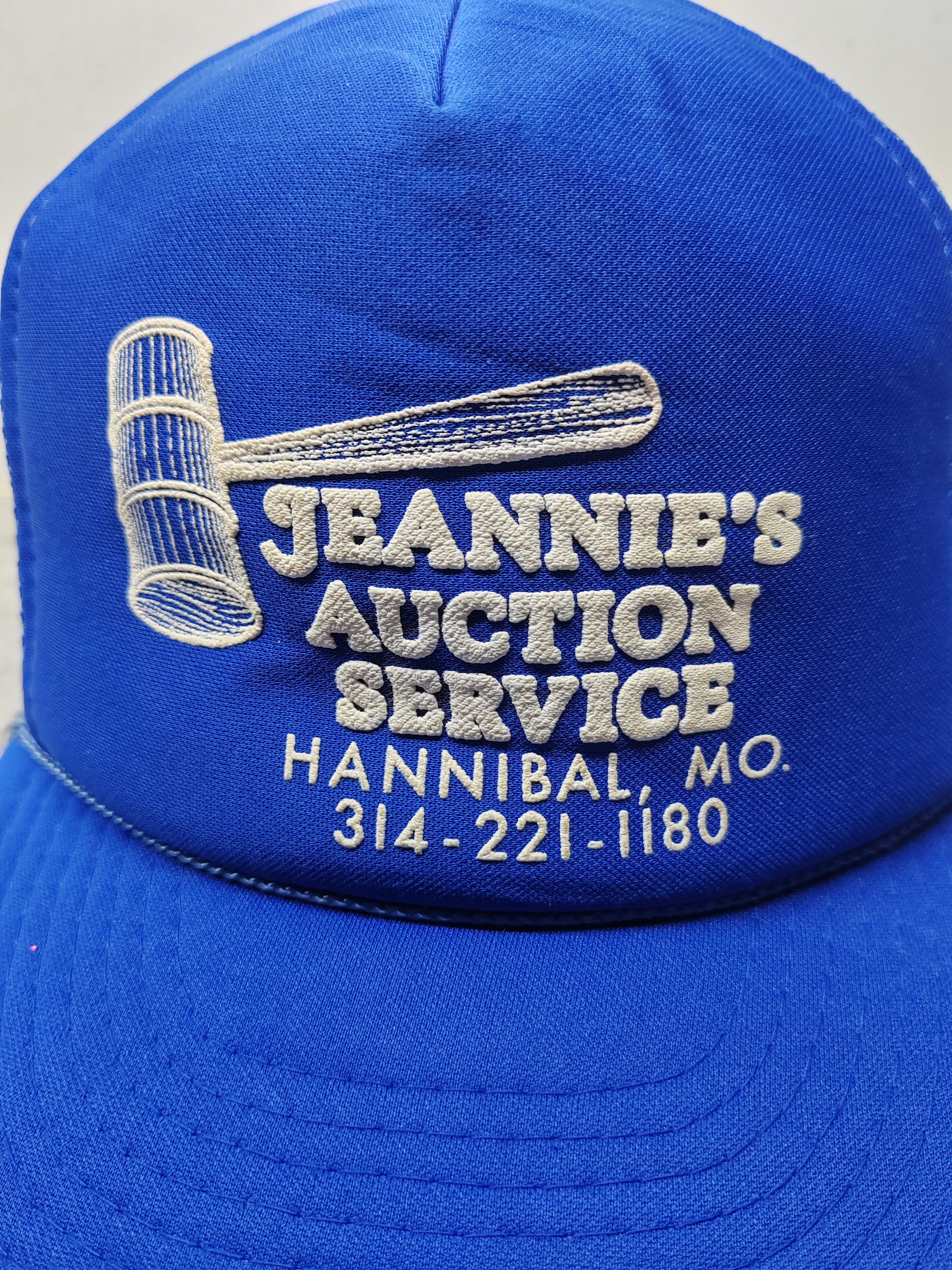 Vintage Vintage Jeannie's Auction Service Trucker Hat Cap Size ONE SIZE - 3 Thumbnail